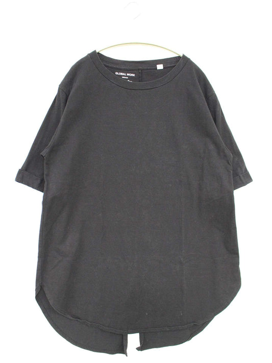 GLOBAL WORK/Tシャツ/カットソー/トップス/ブラック/MIDIUM