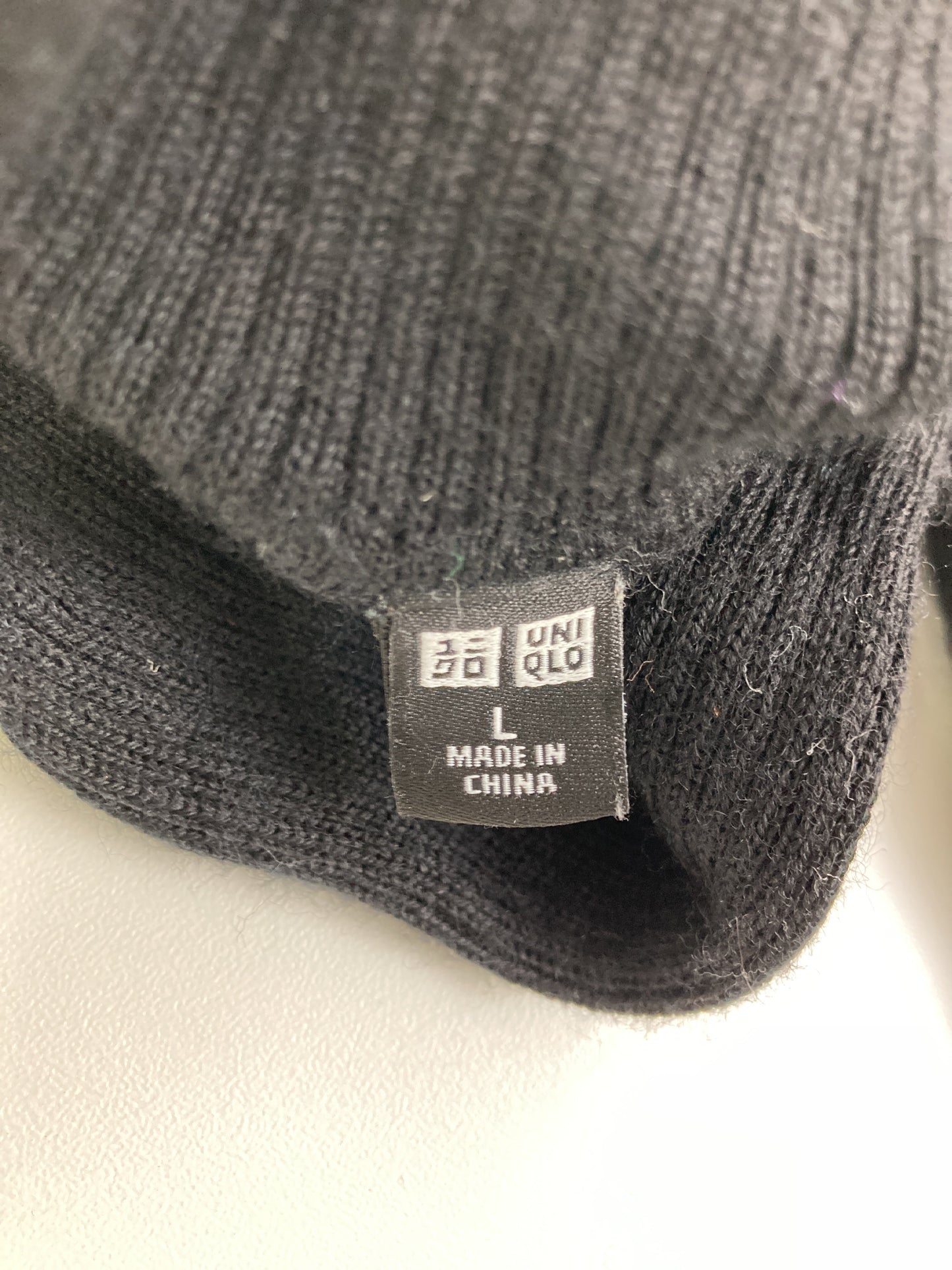 UNIQLO/ユニクロ/ニット/セーター/トップス/ブラック/L