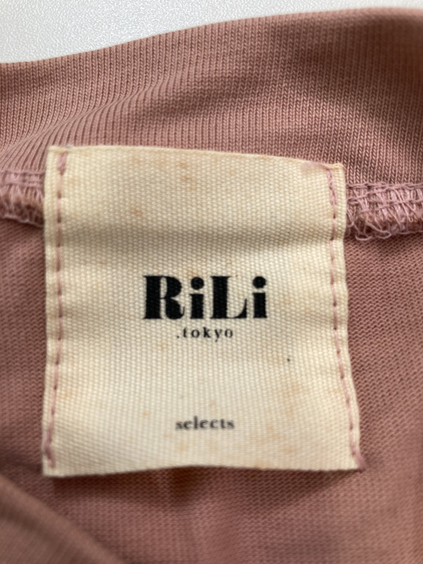 RiLi/リリ/Tシャツ/カットソー/トップス/ピンク