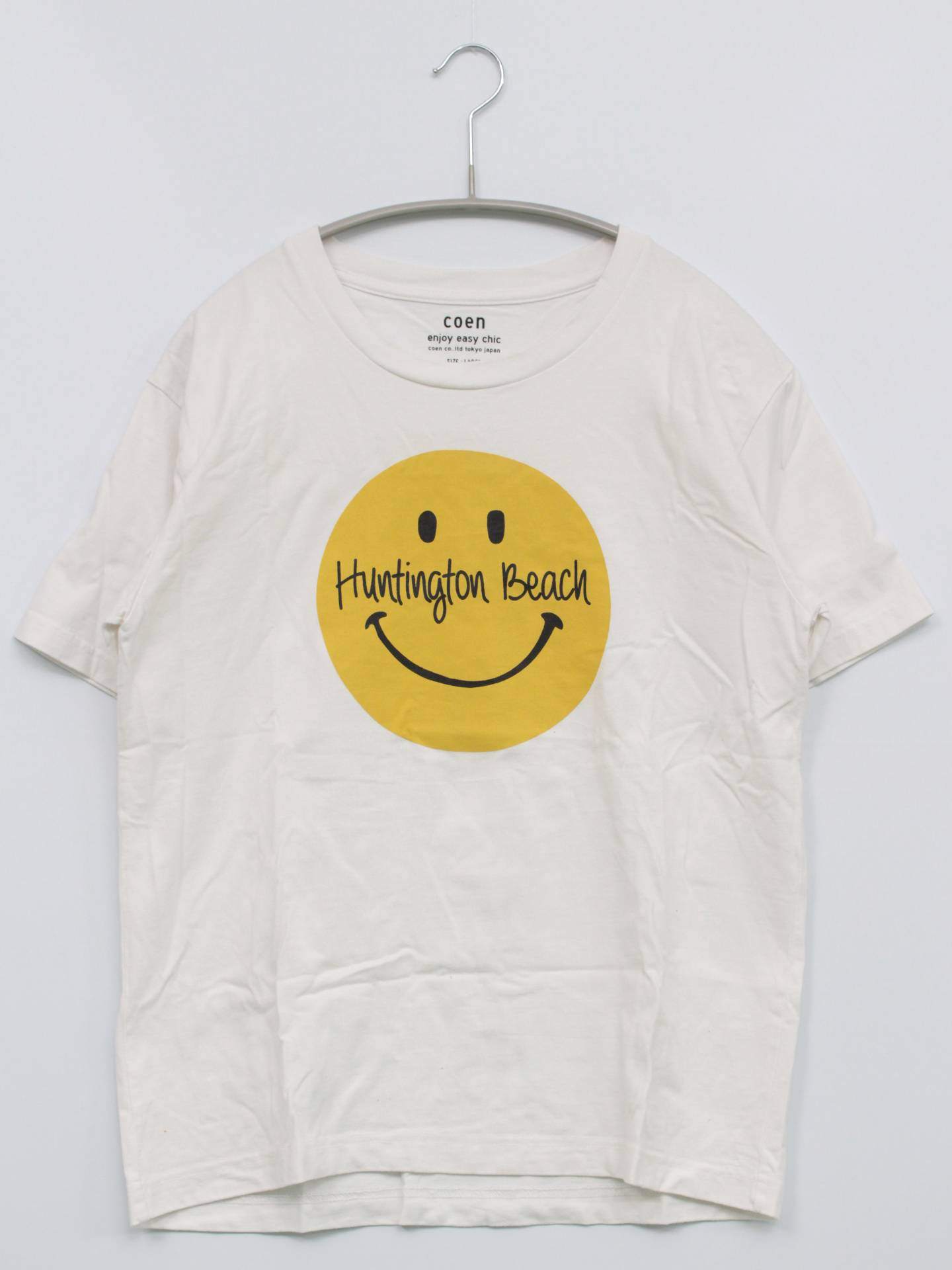 coen/Tシャツ/カットソー/トップス/ホワイト/LARGE