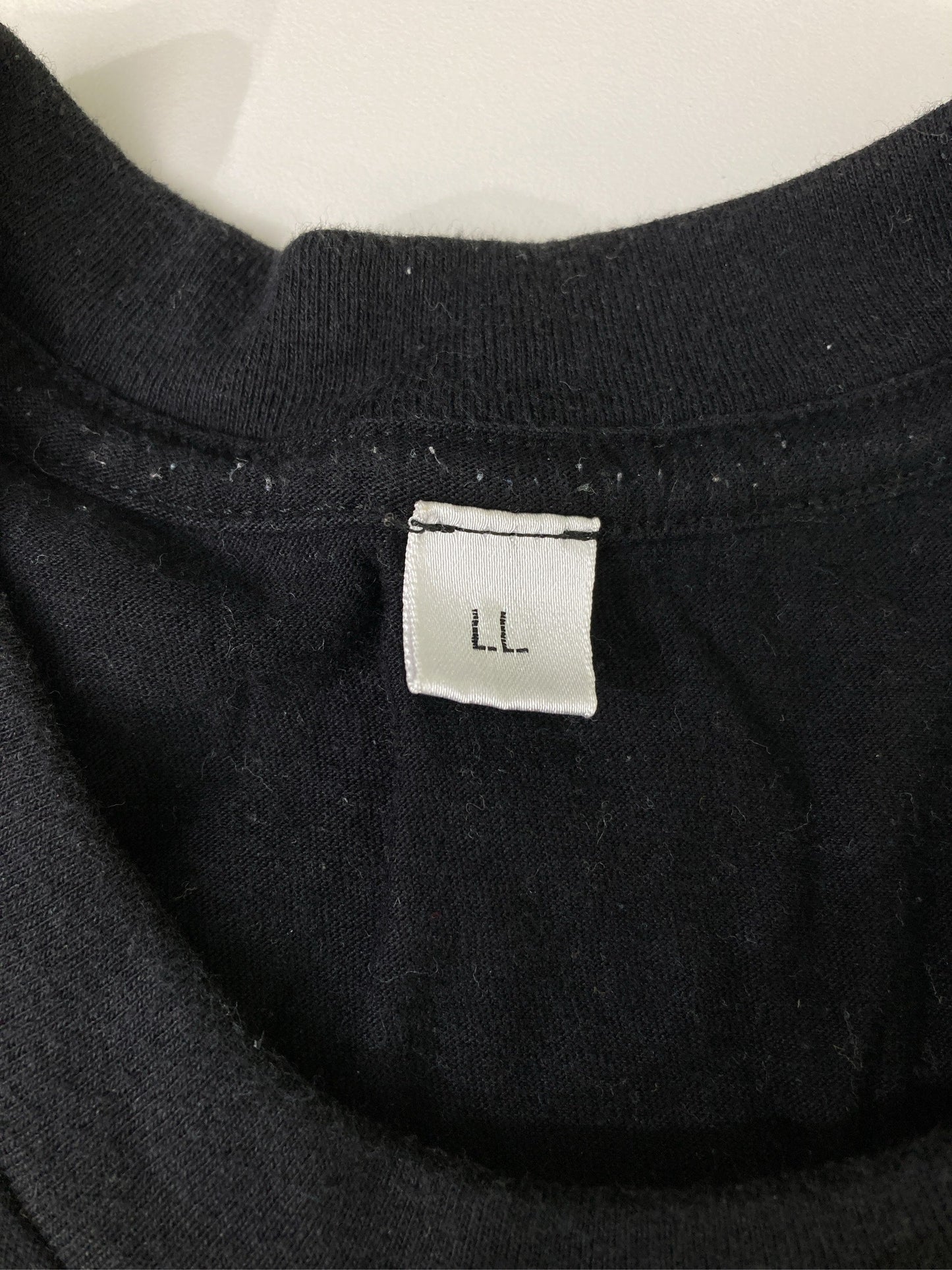 Tシャツ/カットソー/トップス/ブラック/LL