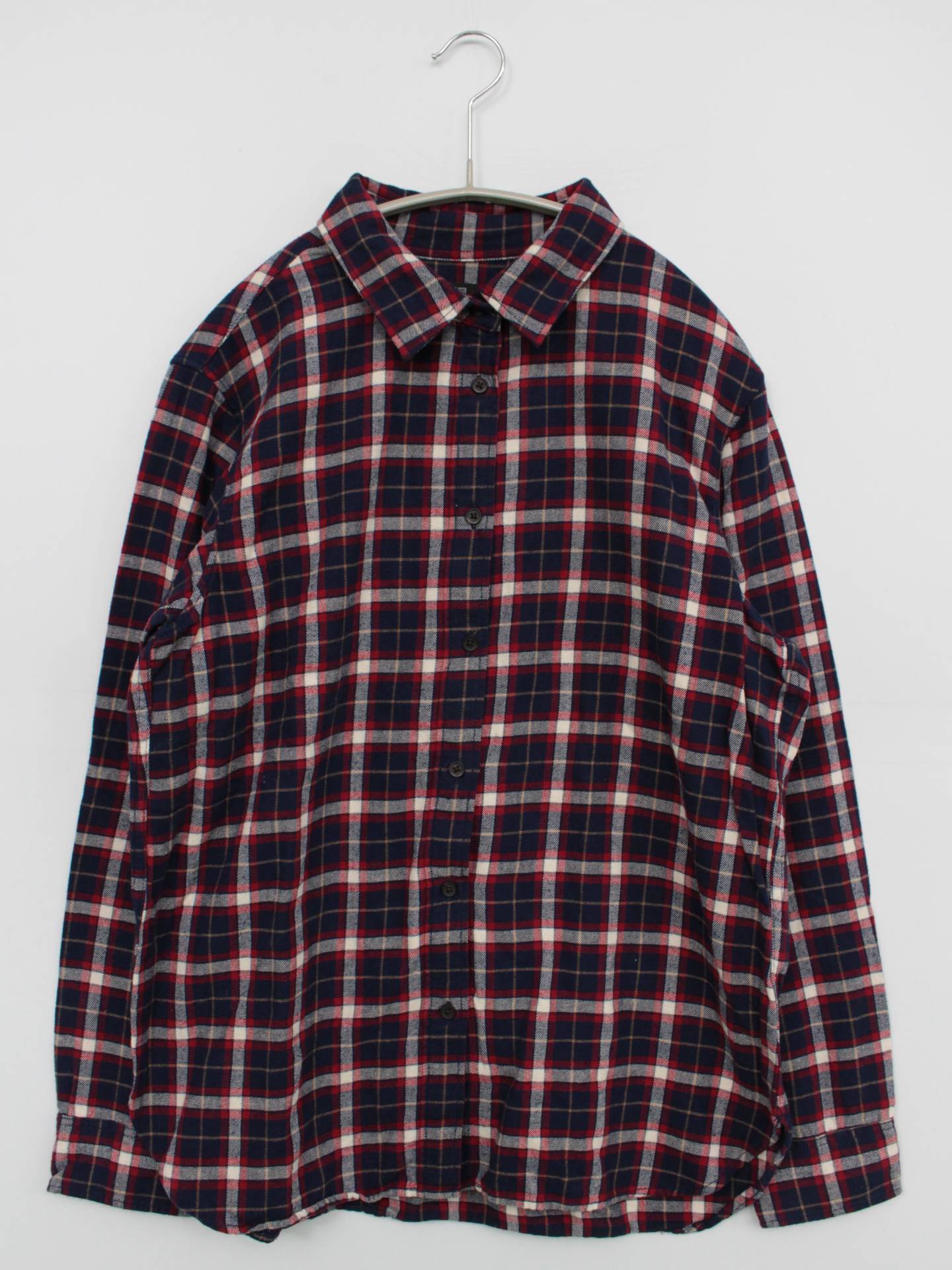 UNIQLO/ユニクロ/シャツ/ブラウス/トップス/ネイビー/L