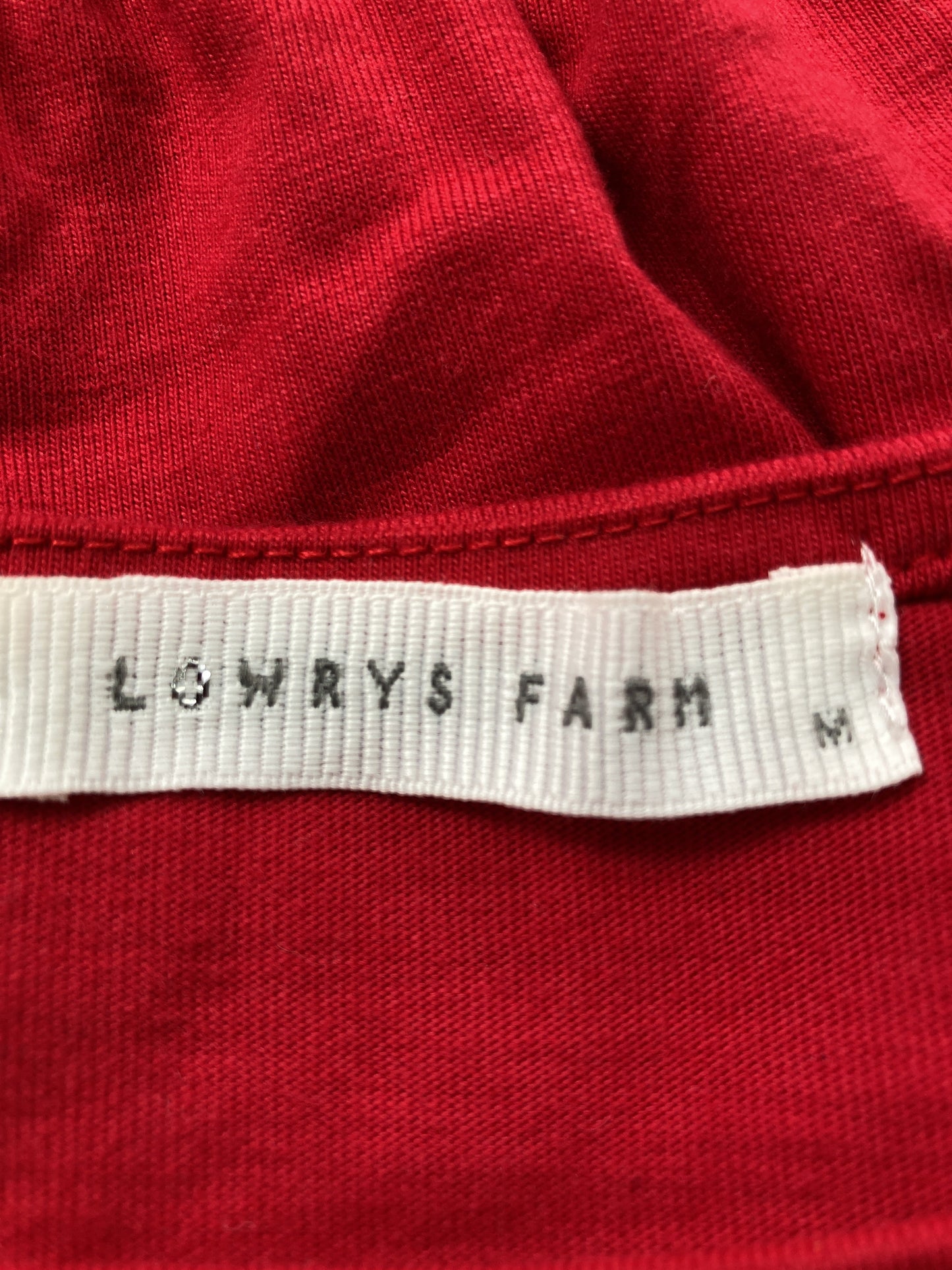 LOWRYS FARM/ローリーズファーム/Tシャツ/カットソー/トップス/レッド/M