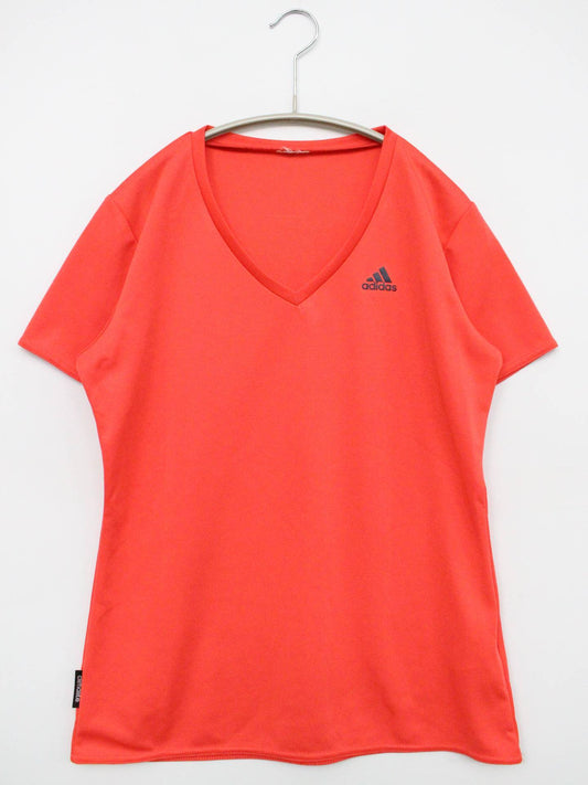 adidas/アディダス/Tシャツ/カットソー/トップス/オレンジ