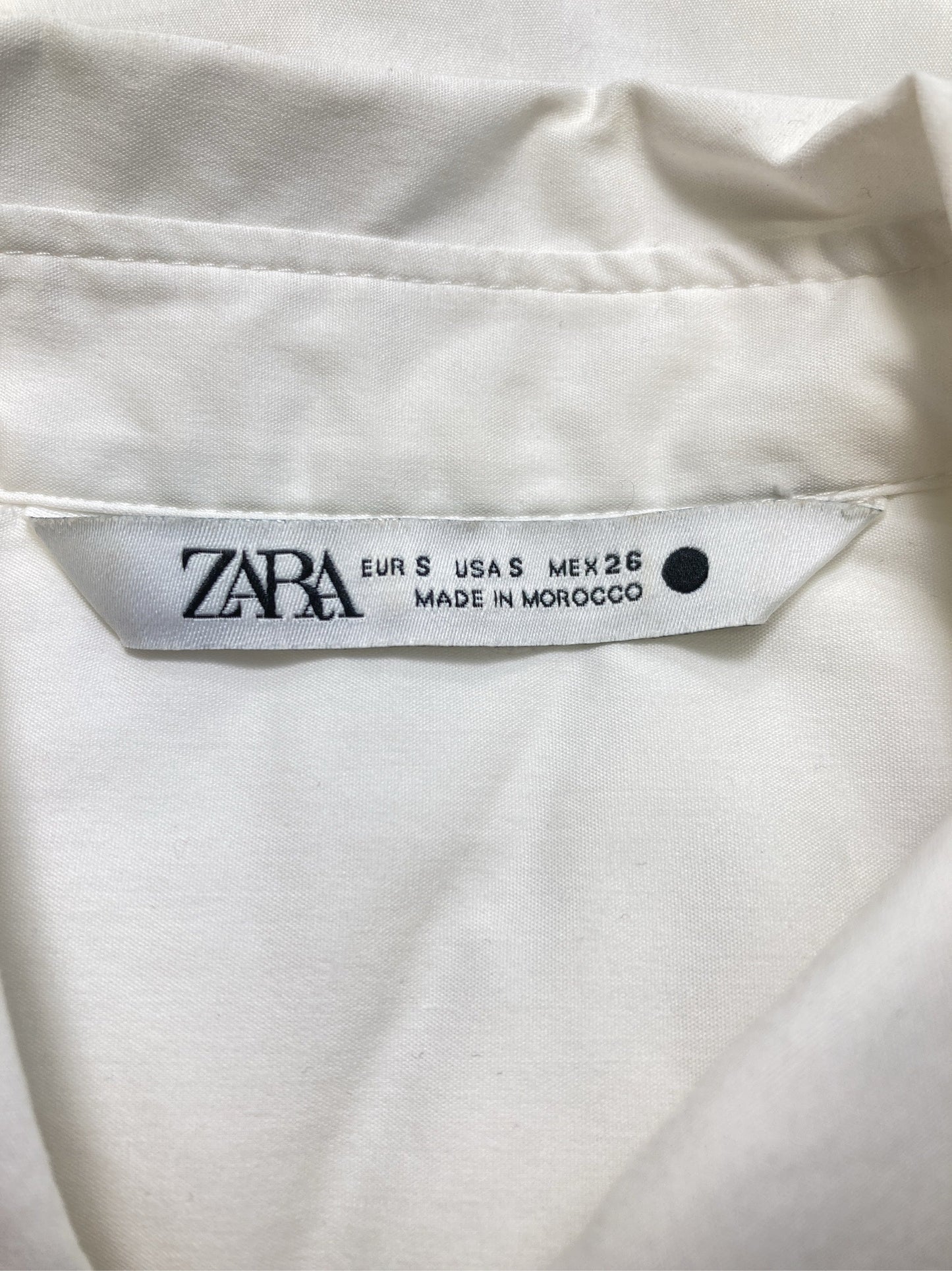 ZARA/ザラ/シャツ/ブラウス/トップス/ホワイト/S