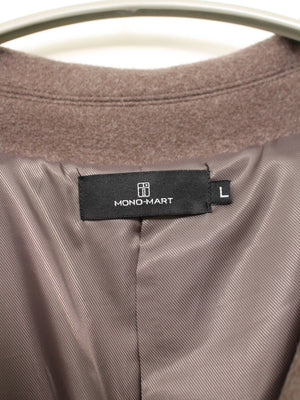 MONO-MART/モノマート/ステンカラーコート/ジャケット/アウター/ブラウン/L