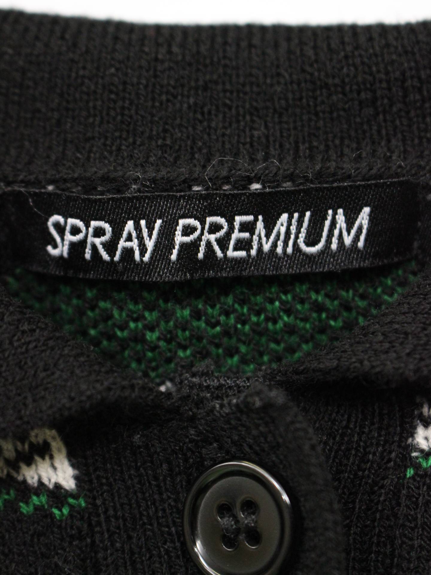 SPRAY PREMIUM/ポロシャツ/トップス/ブラック/F