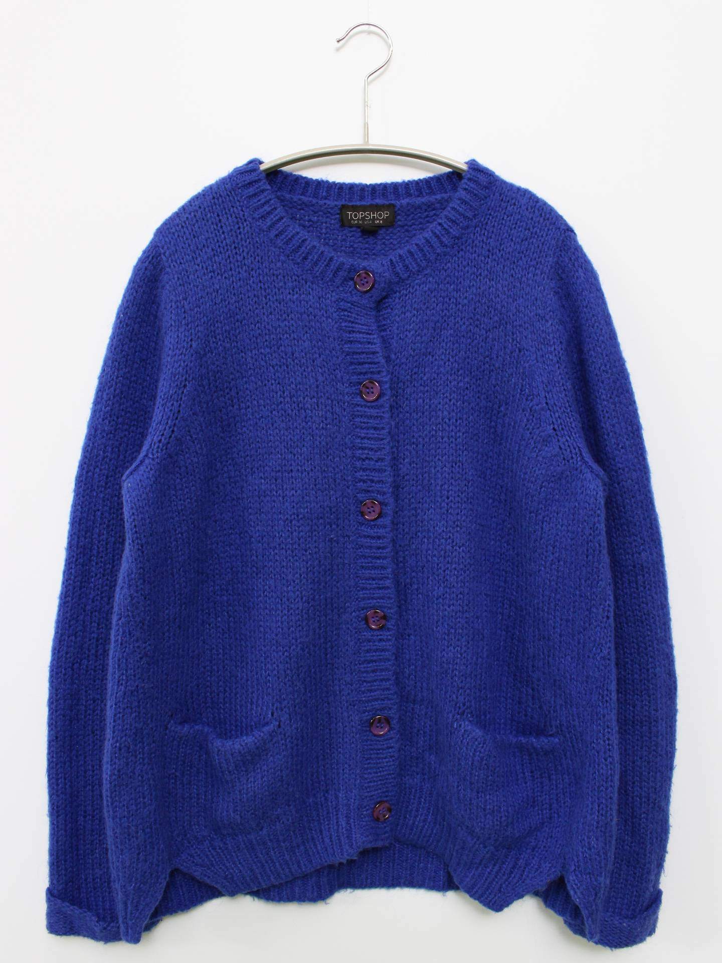 TOPSHOP/カーディガン/ボレロ/トップス/ブルー/EUR36/US4/UK8