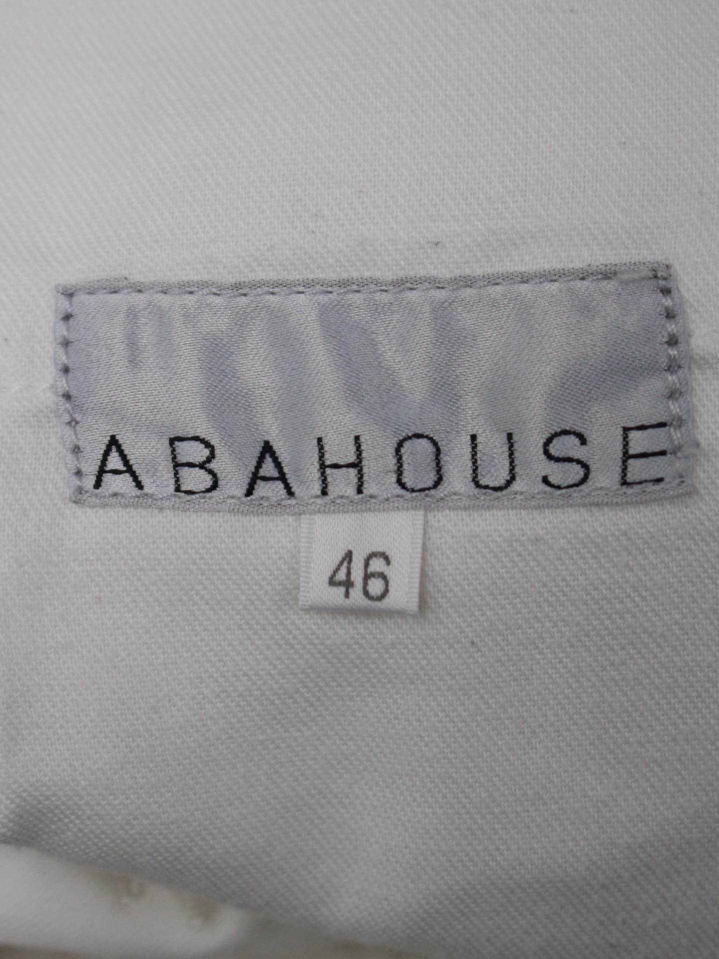 ABAHOUSE/スラックス/パンツ/ホワイト/46
