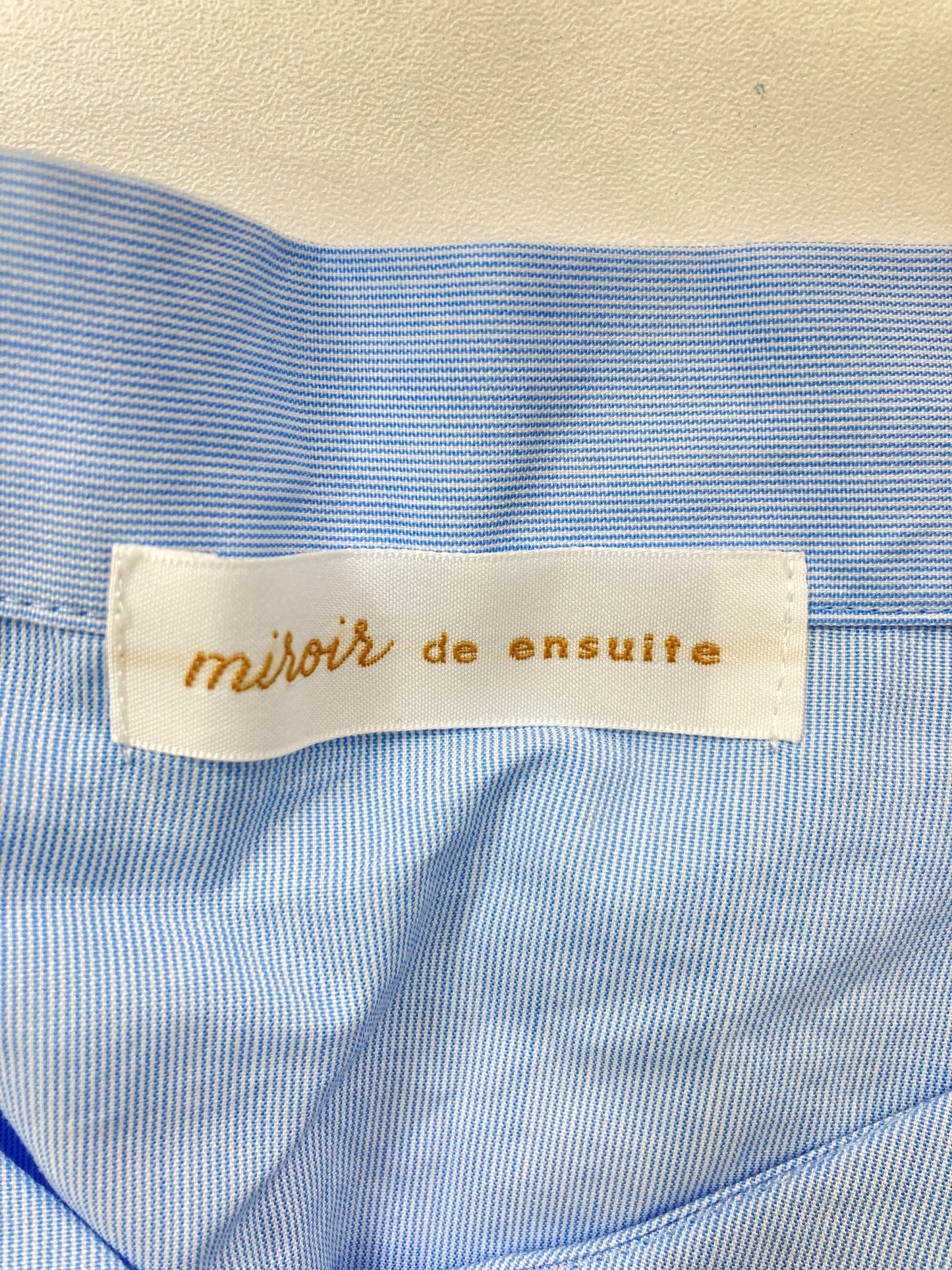 miroir/Tシャツ/カットソー/トップス/スカイブルー/38