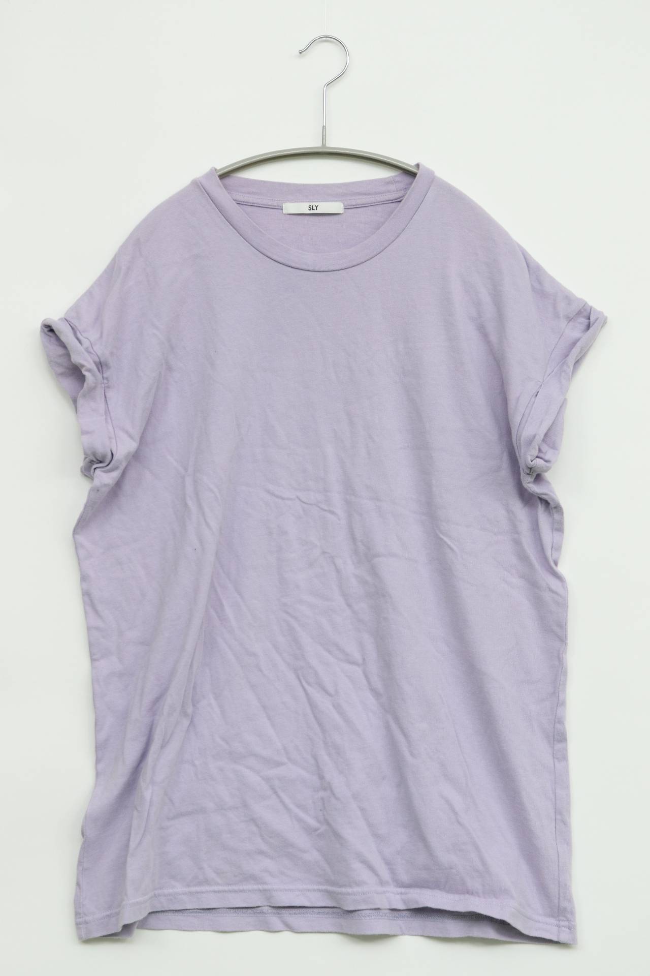 SLY/スライ/Tシャツ/カットソー/トップス/パープル/165/80A