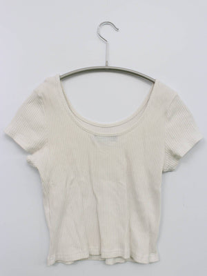 ally/アリー/Tシャツ/カットソー/トップス/ホワイト/AUS XS/US XS/EURO XS