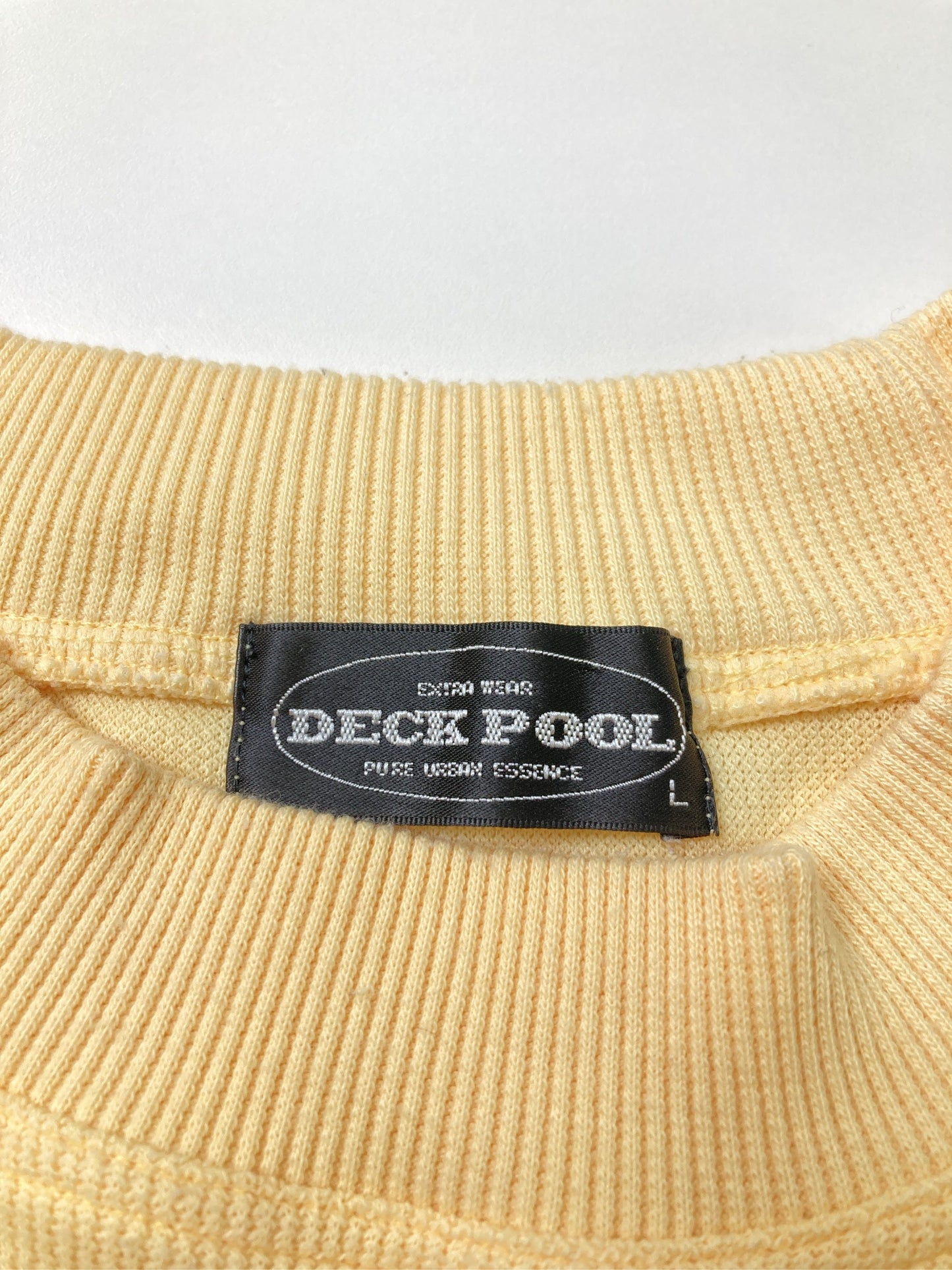 DECK POOL/Tシャツ/カットソー/トップス/イエロー/L