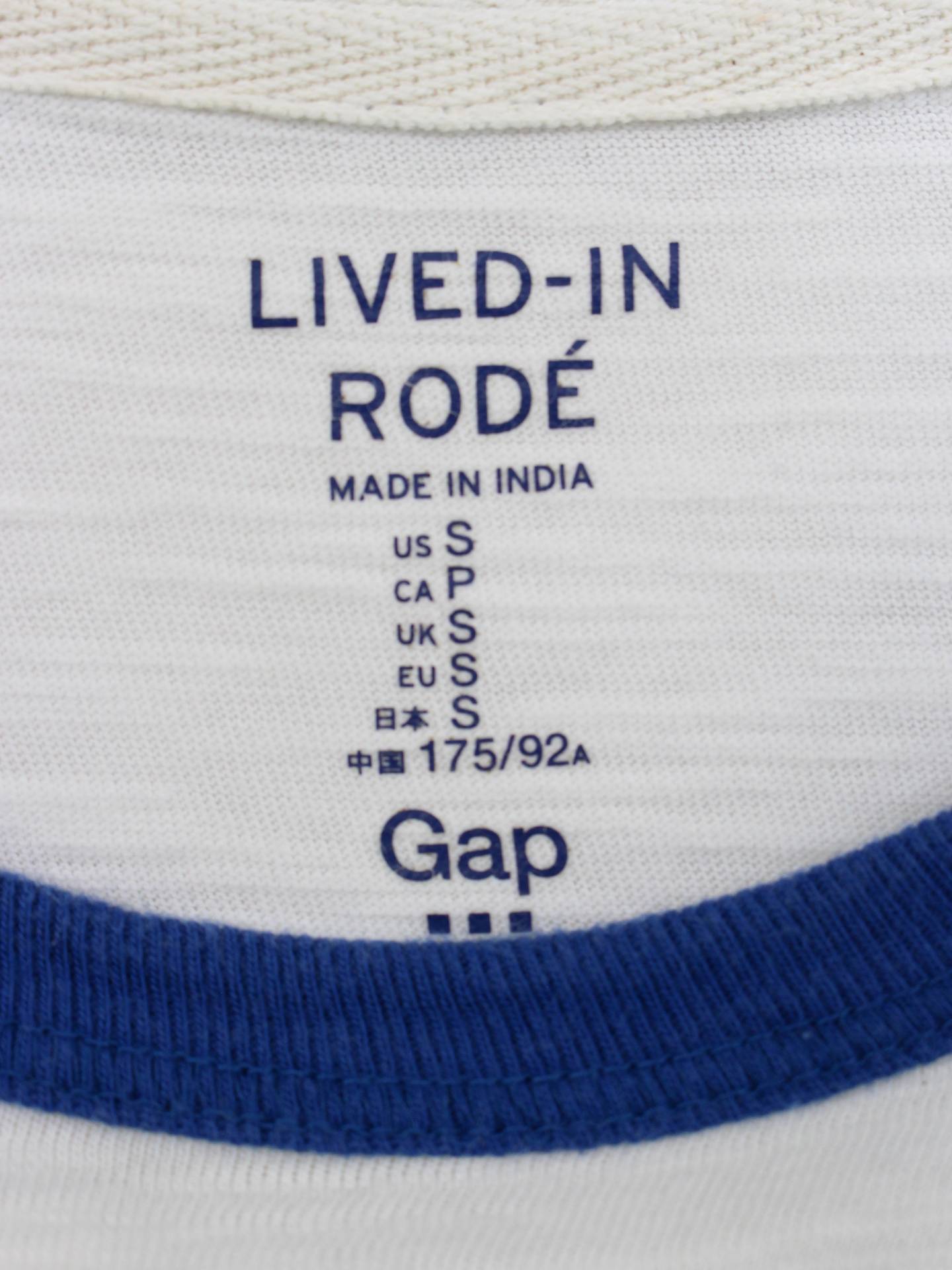 LIVED-IN RODÉ/Tシャツ/カットソー/トップス/ホワイト/S