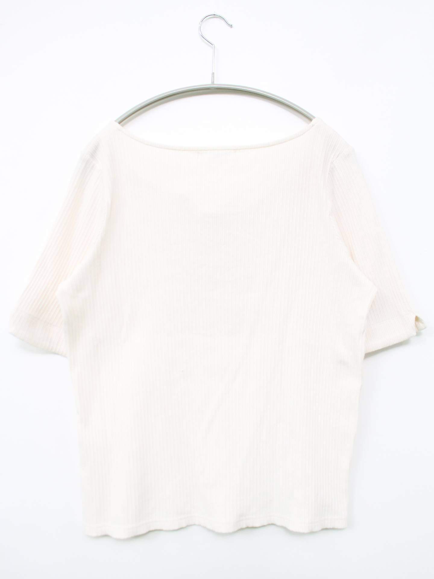ofuon/Tシャツ/カットソー/トップス/ホワイト/40