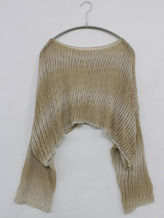 Amiur/ニット/セーター/トップス/ブラウン/F