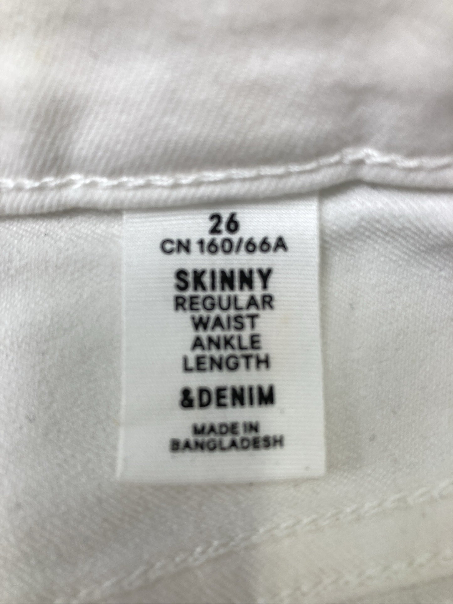 & DENIM/アンドデニム/その他パンツ/パンツ/ホワイト/26