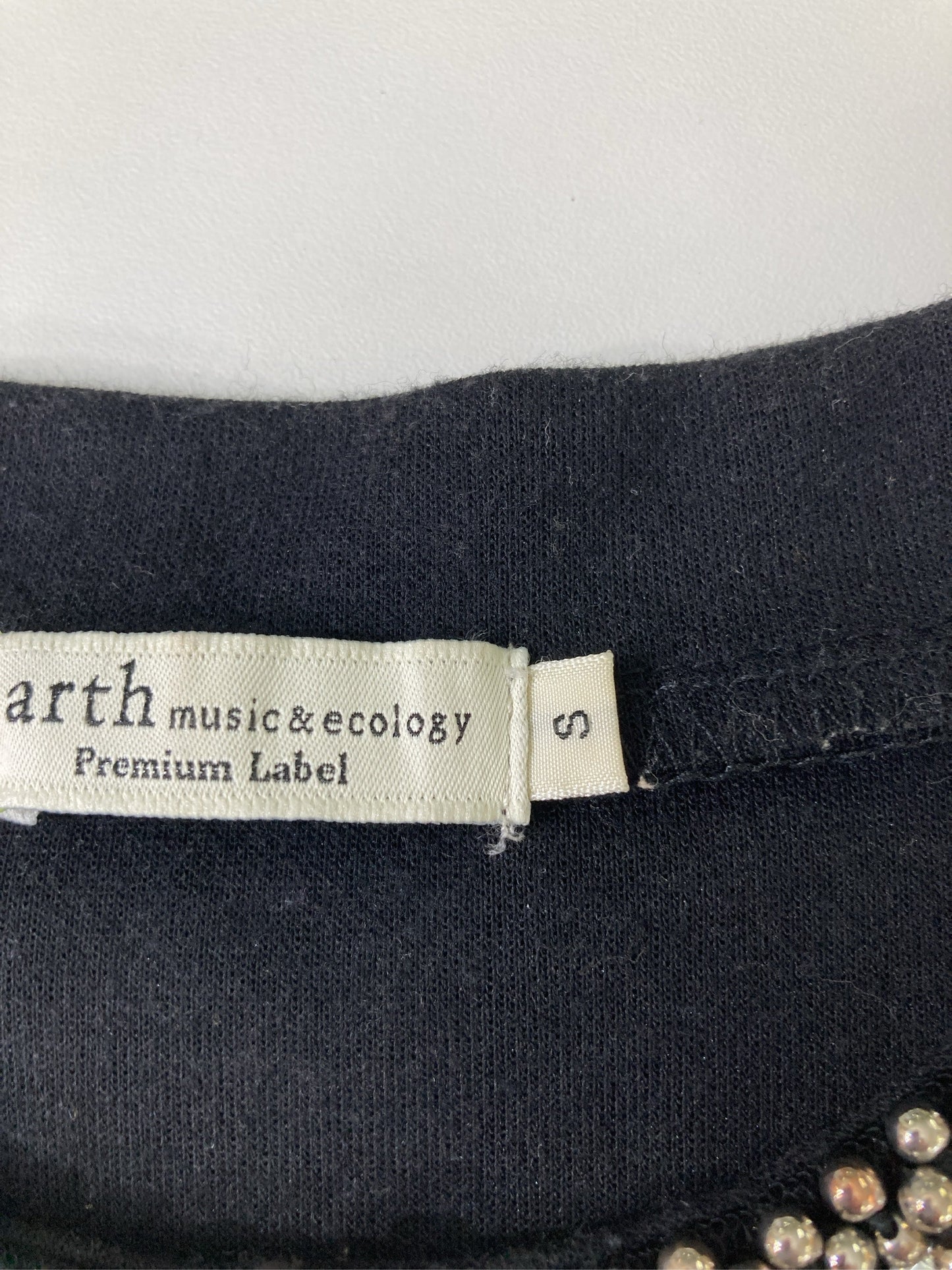 earth music&ecology/アースミュージックアンドエコロジー/Tシャツ/カットソー/トップス/ブラック/S