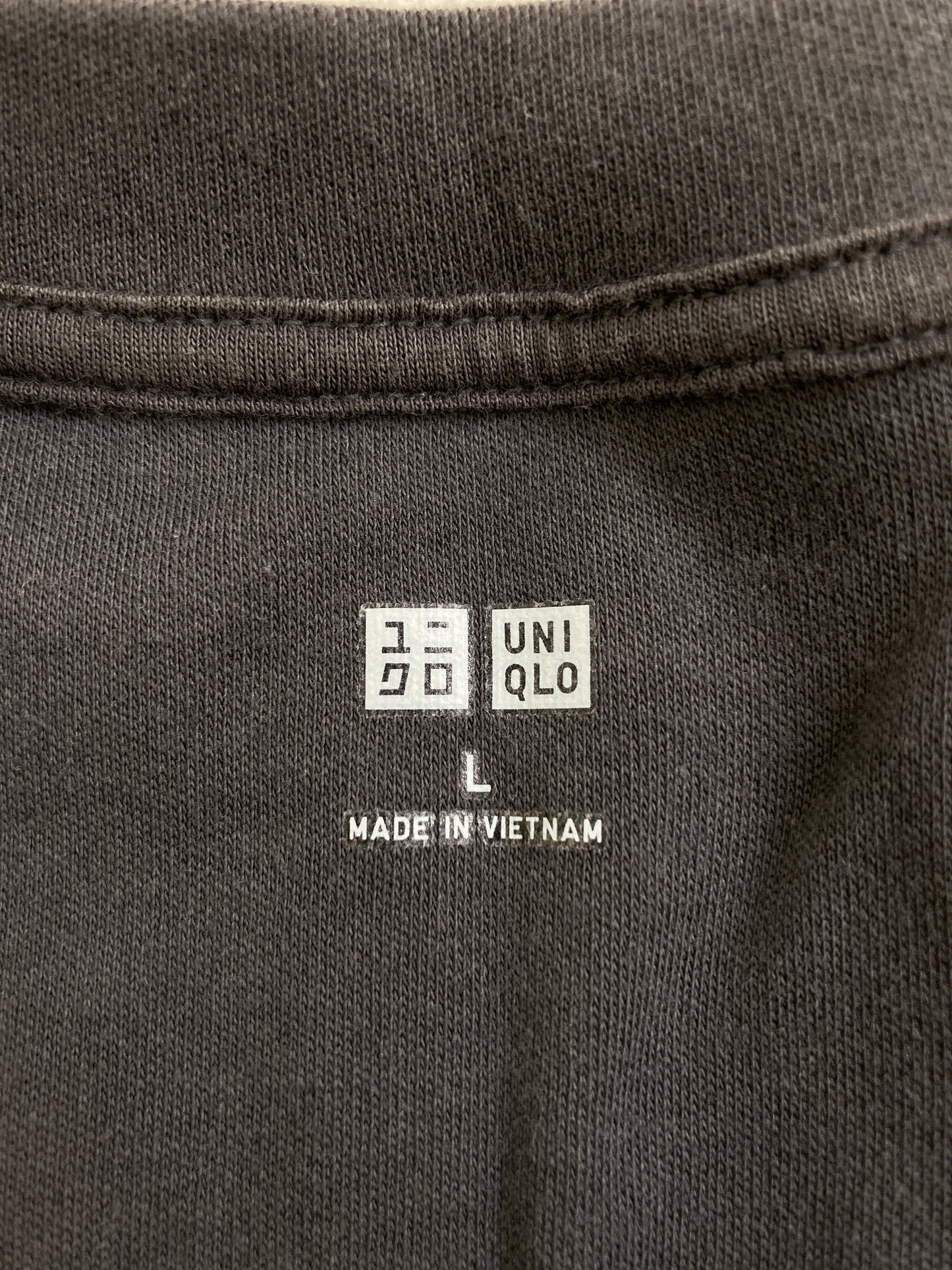 UNIQLO/ユニクロ/Tシャツ/カットソー/トップス/グレー/L
