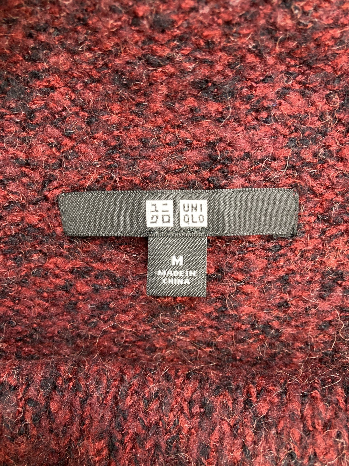 UNIQLO/ユニクロ/ニット/セーター/トップス/レッド/M