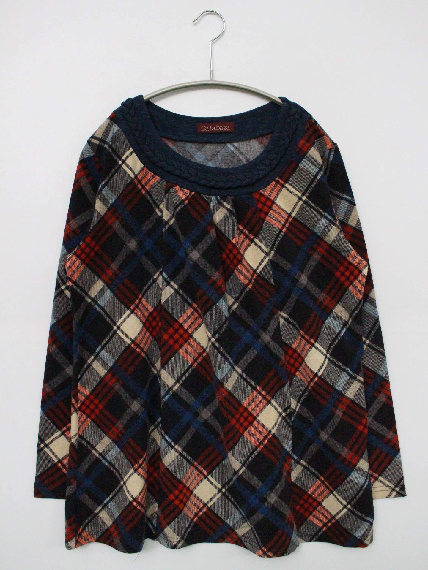 Calabaza/Tシャツ/カットソー/トップス/ネイビー