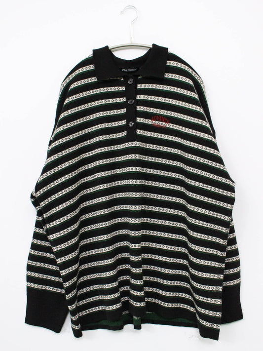 SPRAY PREMIUM/ポロシャツ/トップス/ブラック/F