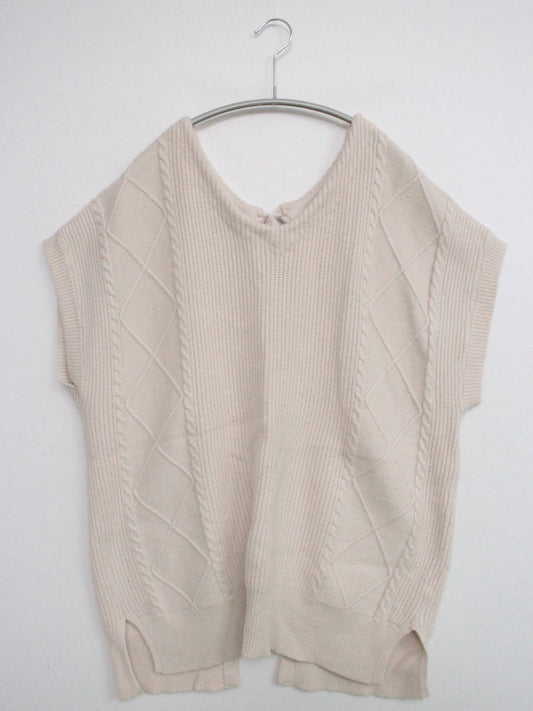 NICE CLAUP/ナイスクラップ/Tシャツ/カットソー/トップス/アイボリー/F