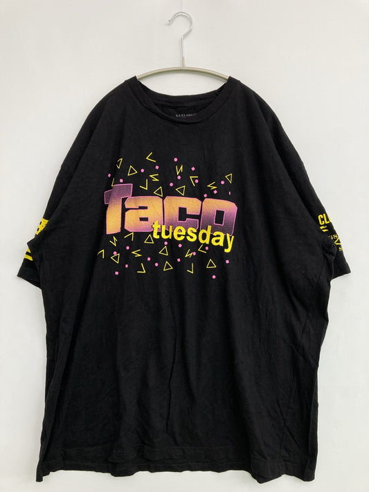 Tシャツ/カットソー/トップス/ブラック/XXXLARGE