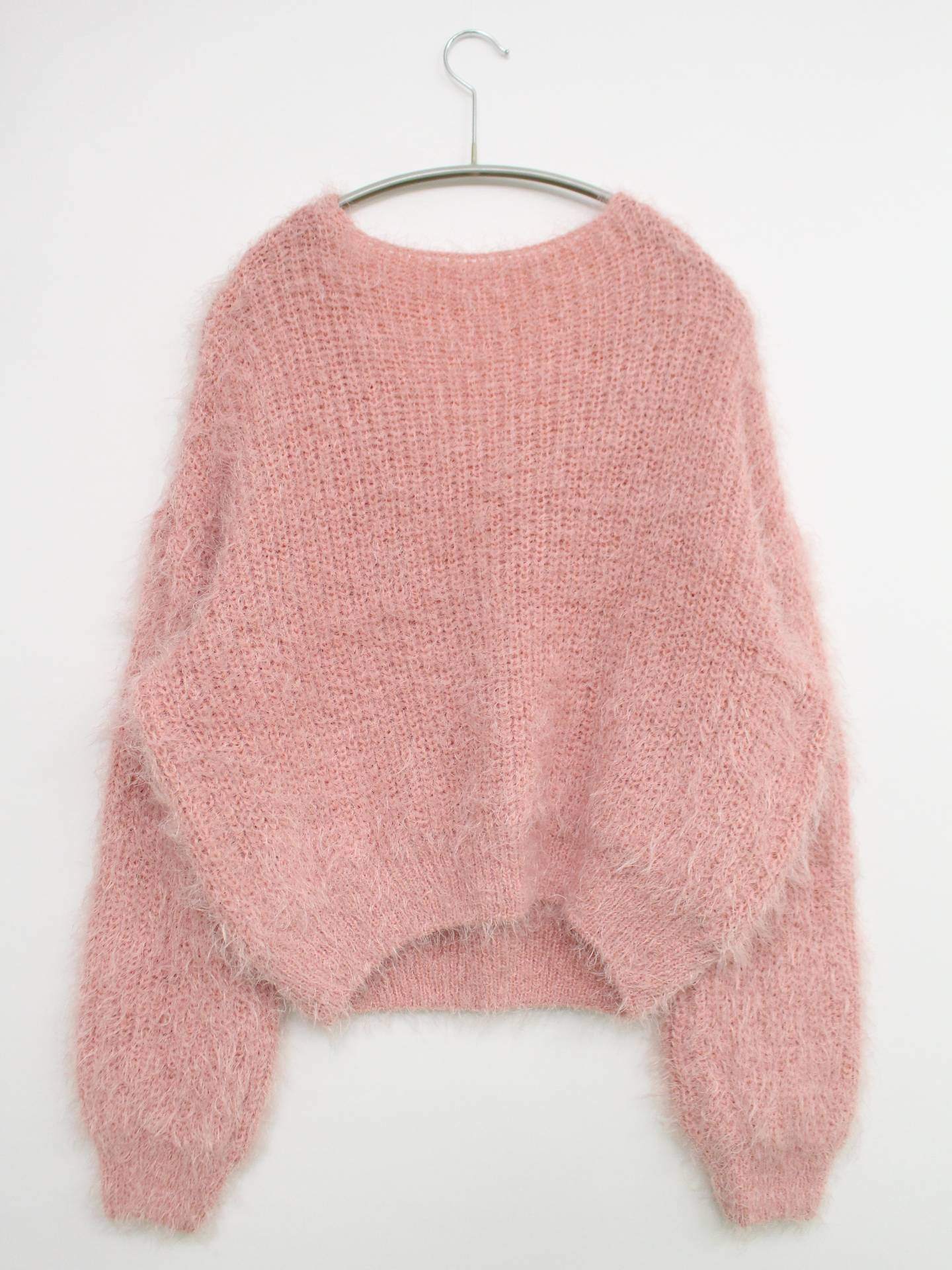ニット/セーター/トップス/ピンク