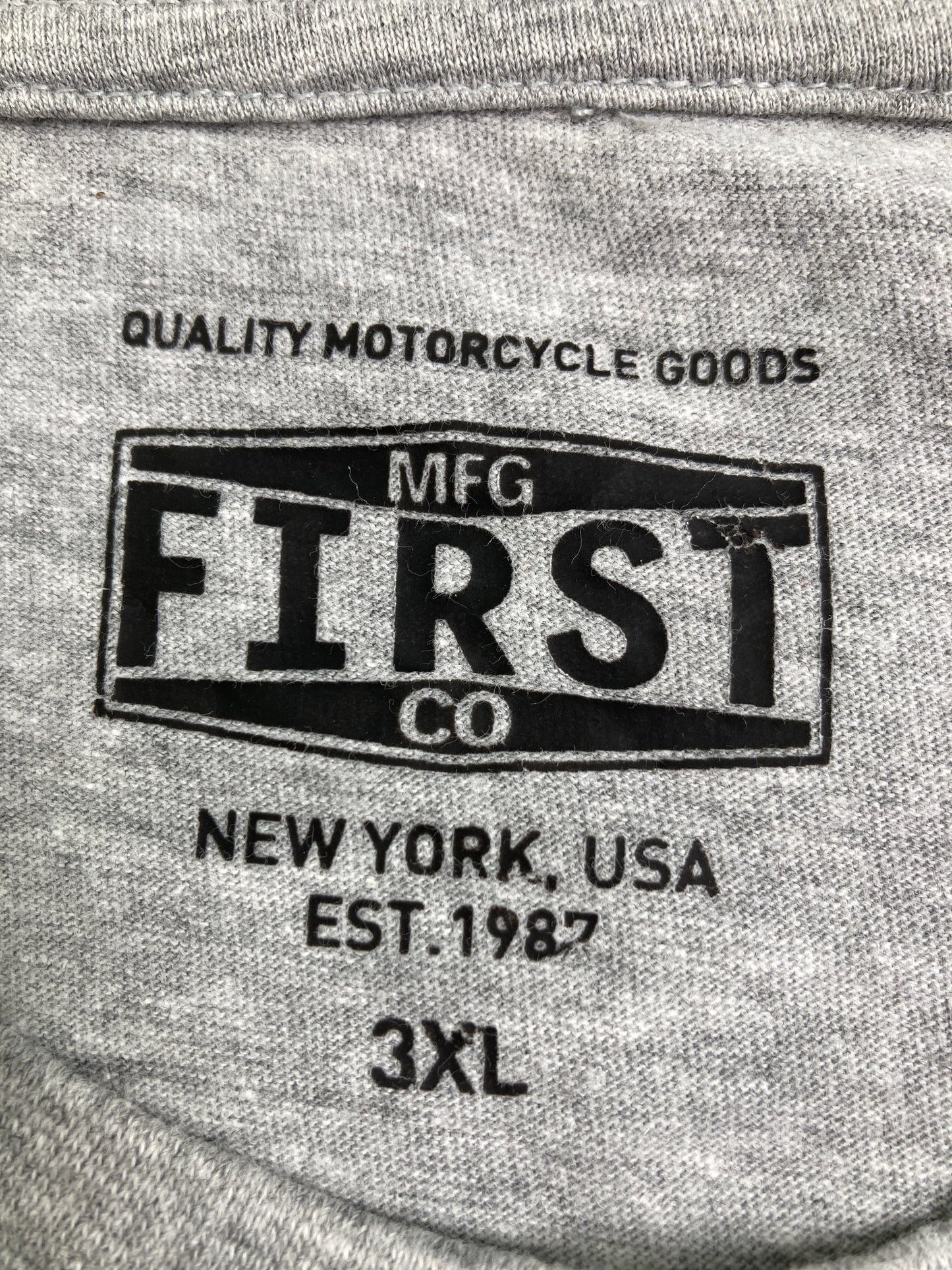 FIRST/Tシャツ/カットソー/トップス/グレー/3XL