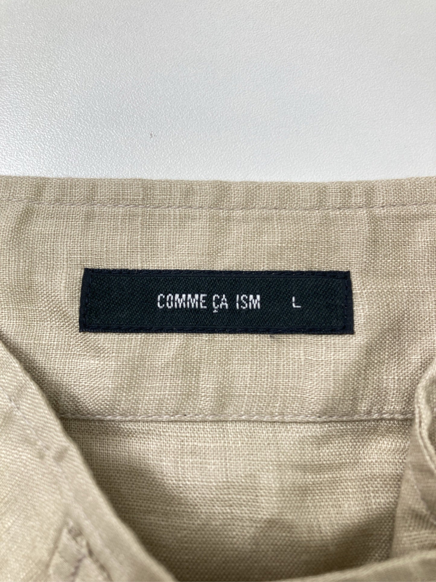COMME CA ISM/コムサイズム/Tシャツ/カットソー/トップス/ベージュ/L