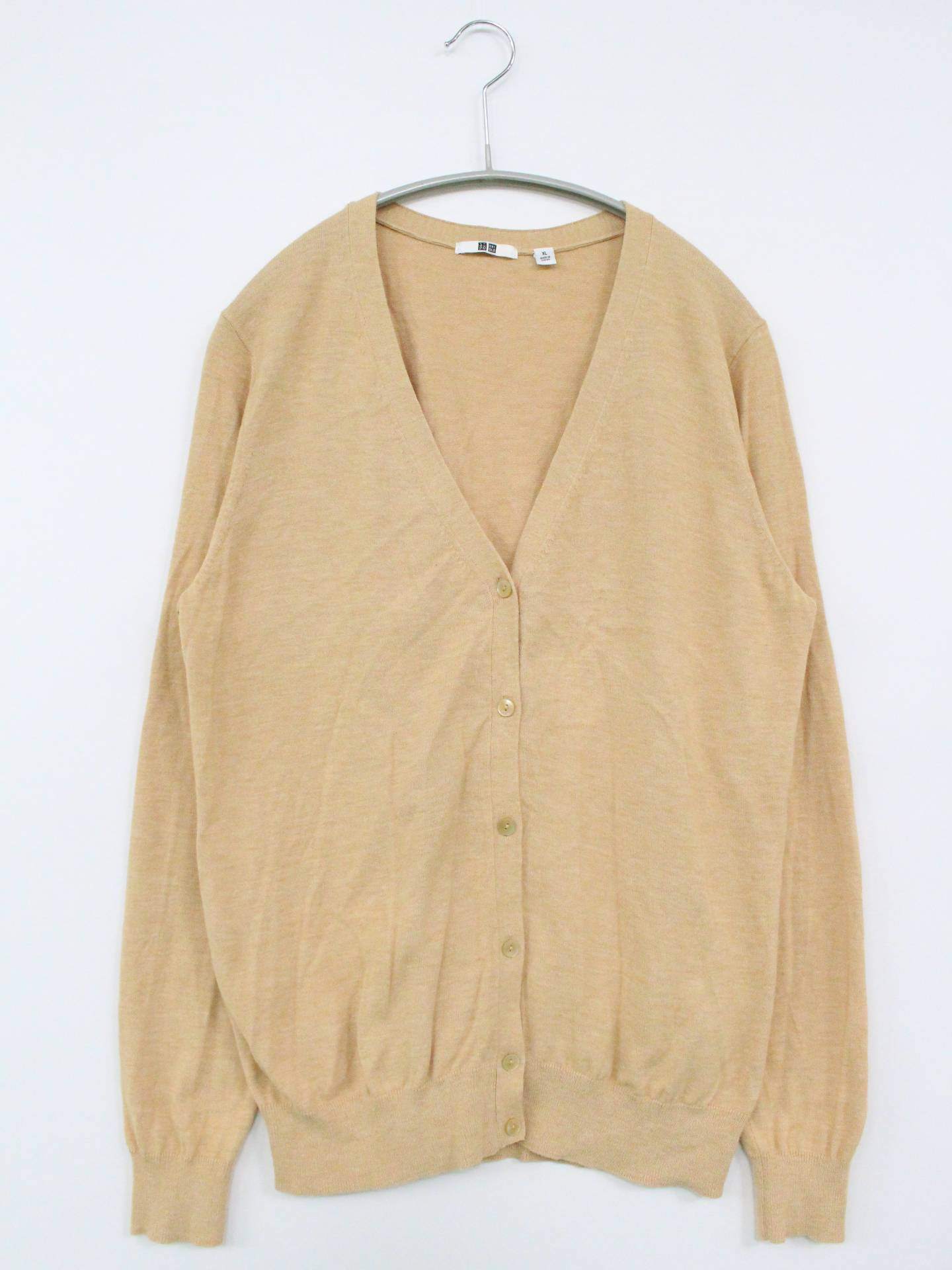 UNIQLO/ユニクロ/カーディガン/ボレロ/トップス/ベージュ/XL