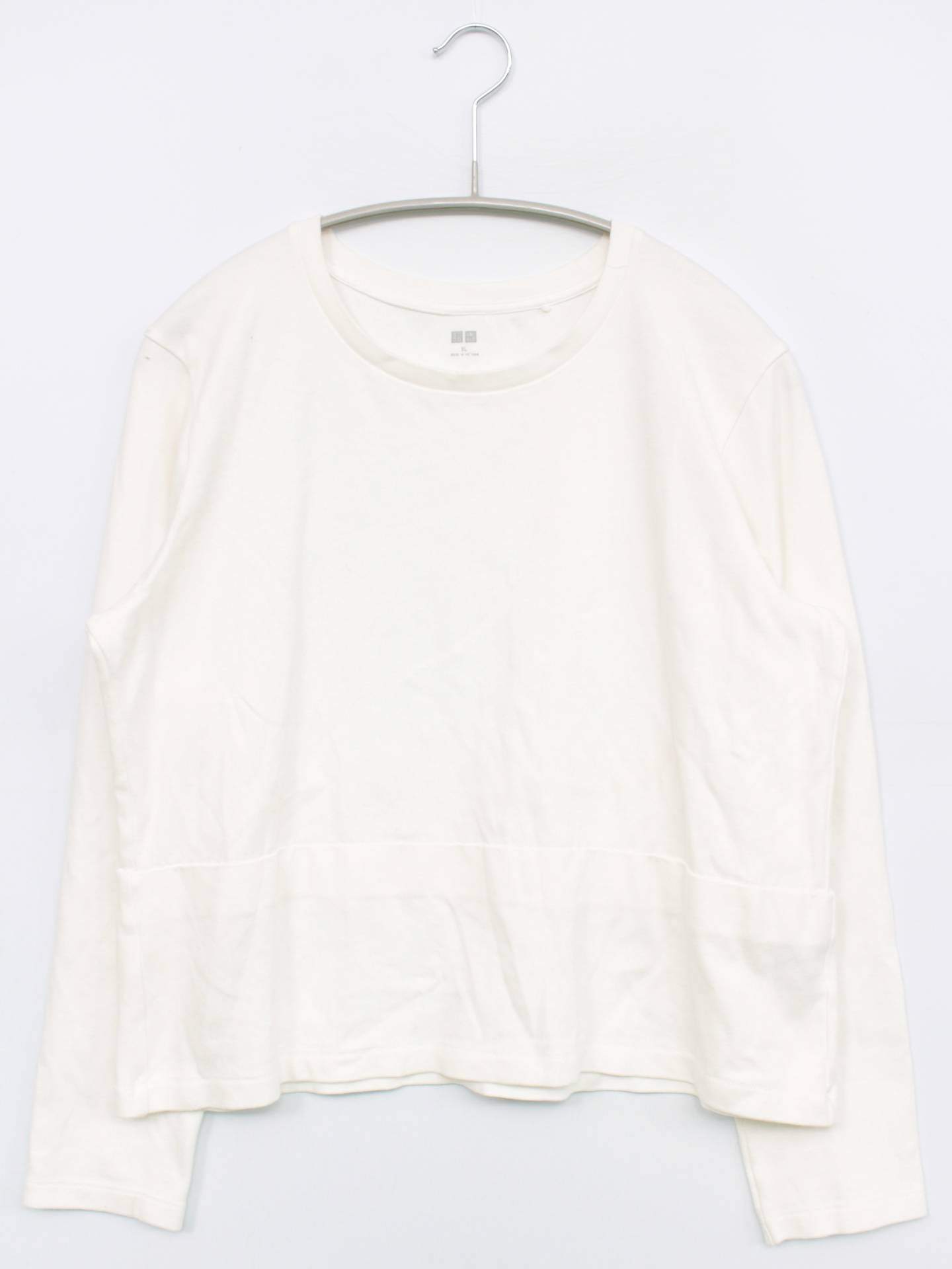 UNIQLO/ユニクロ/Tシャツ/カットソー/トップス/ホワイト/XL