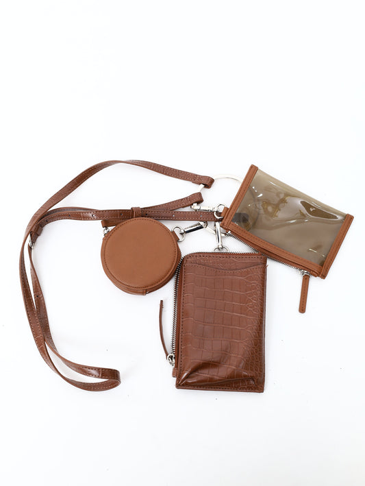 ショルダーバッグ/バッグ/ブラウン/F