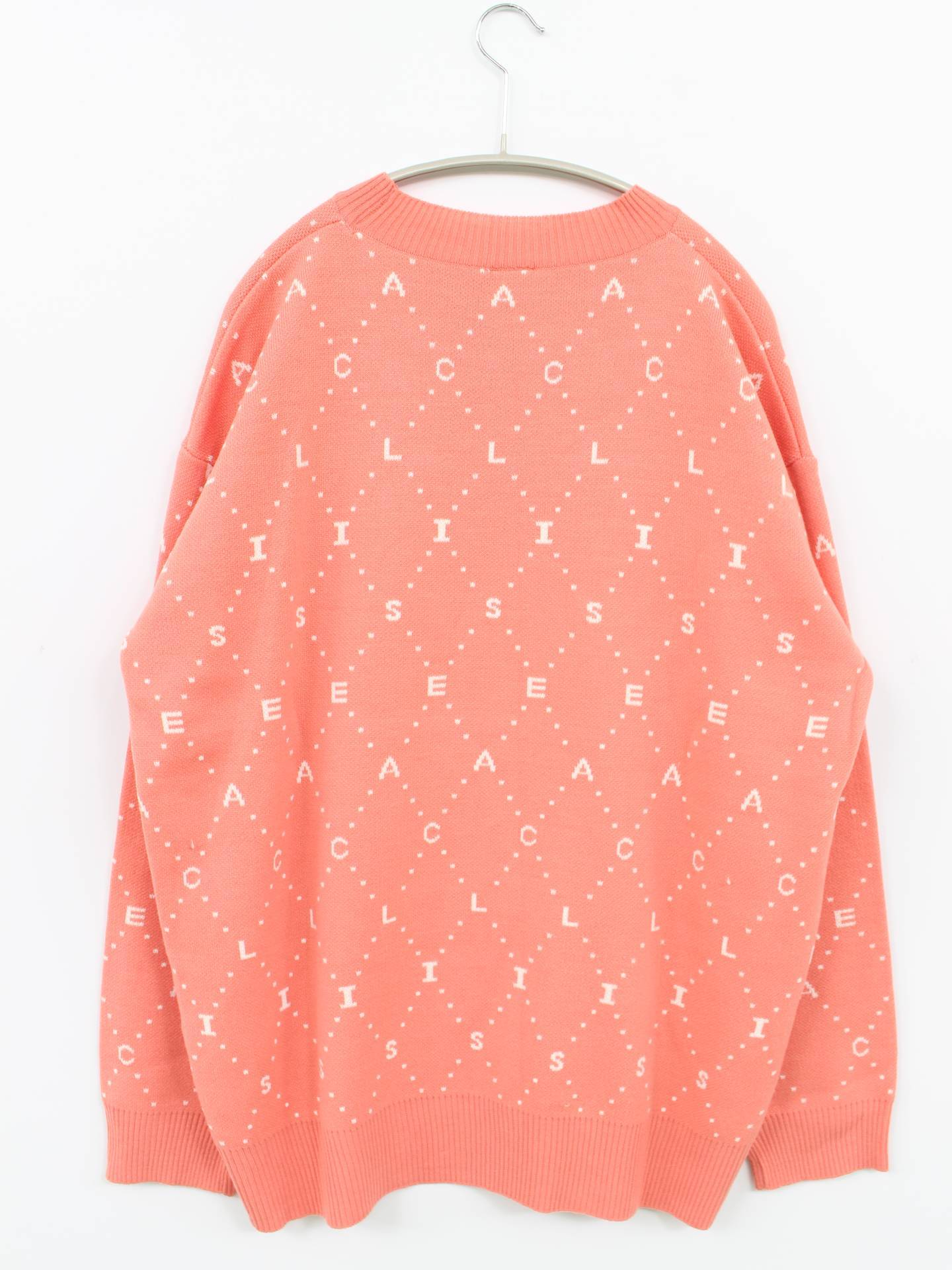 ACLISE/ニット/セーター/トップス/ピンク/S