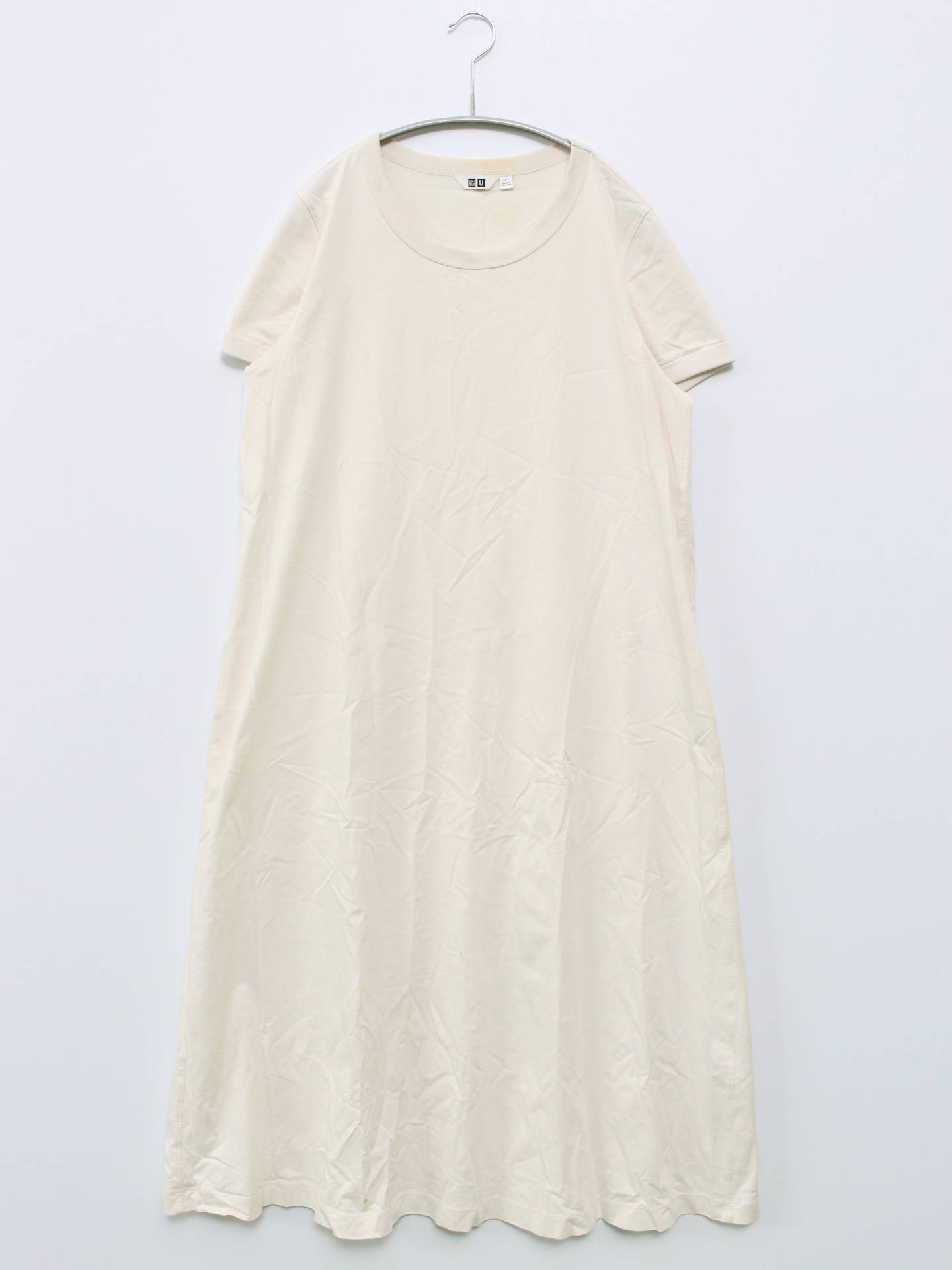 UNIQLO/ワンピース/ワンピース/ドレス/アイボリー/L