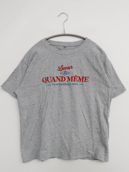 CLOSSHI/クロッシー/Tシャツ/カットソー/トップス/グレー/M