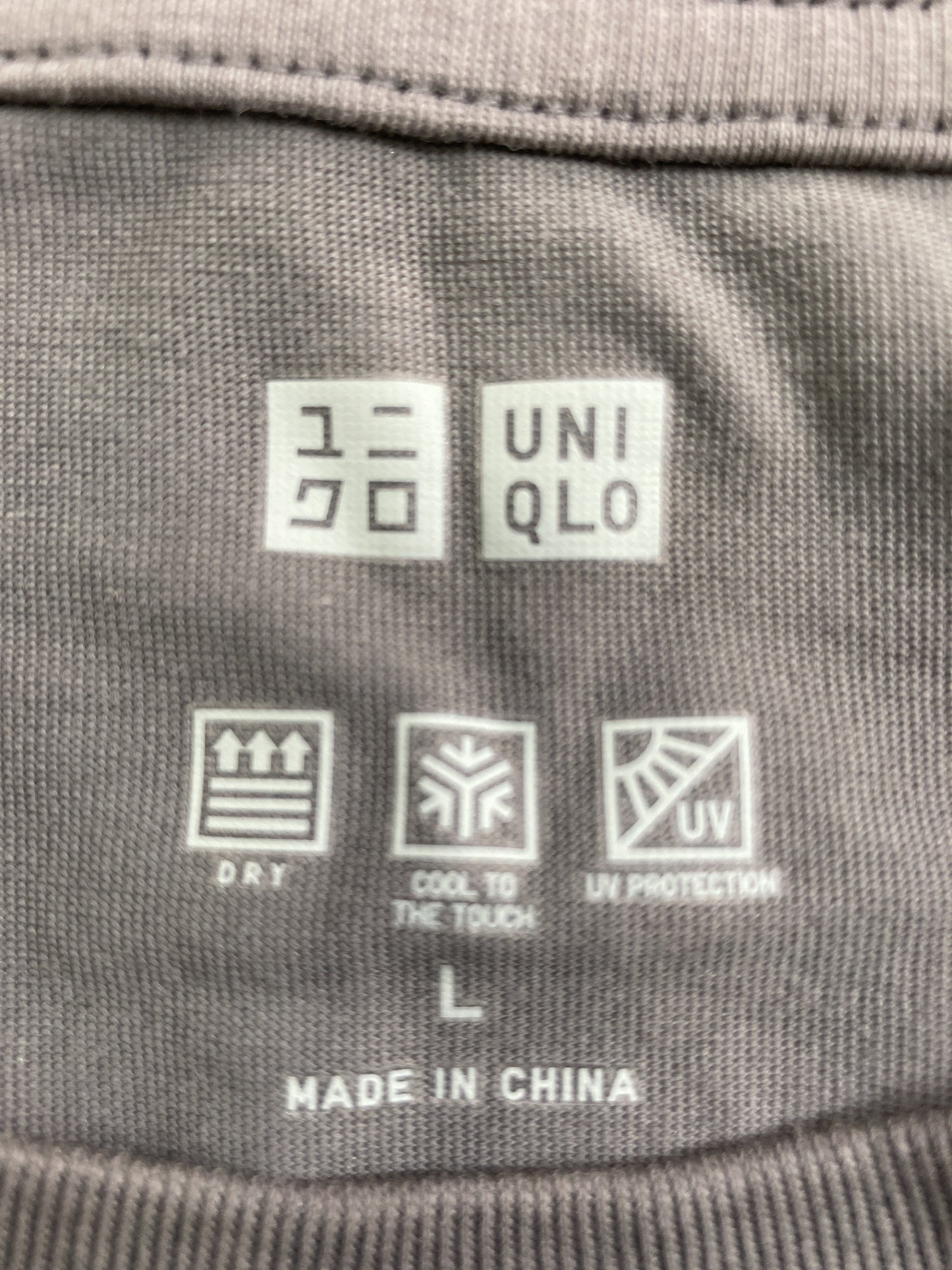 UNIQLO/ユニクロ/Tシャツ/カットソー/トップス/グレー/L