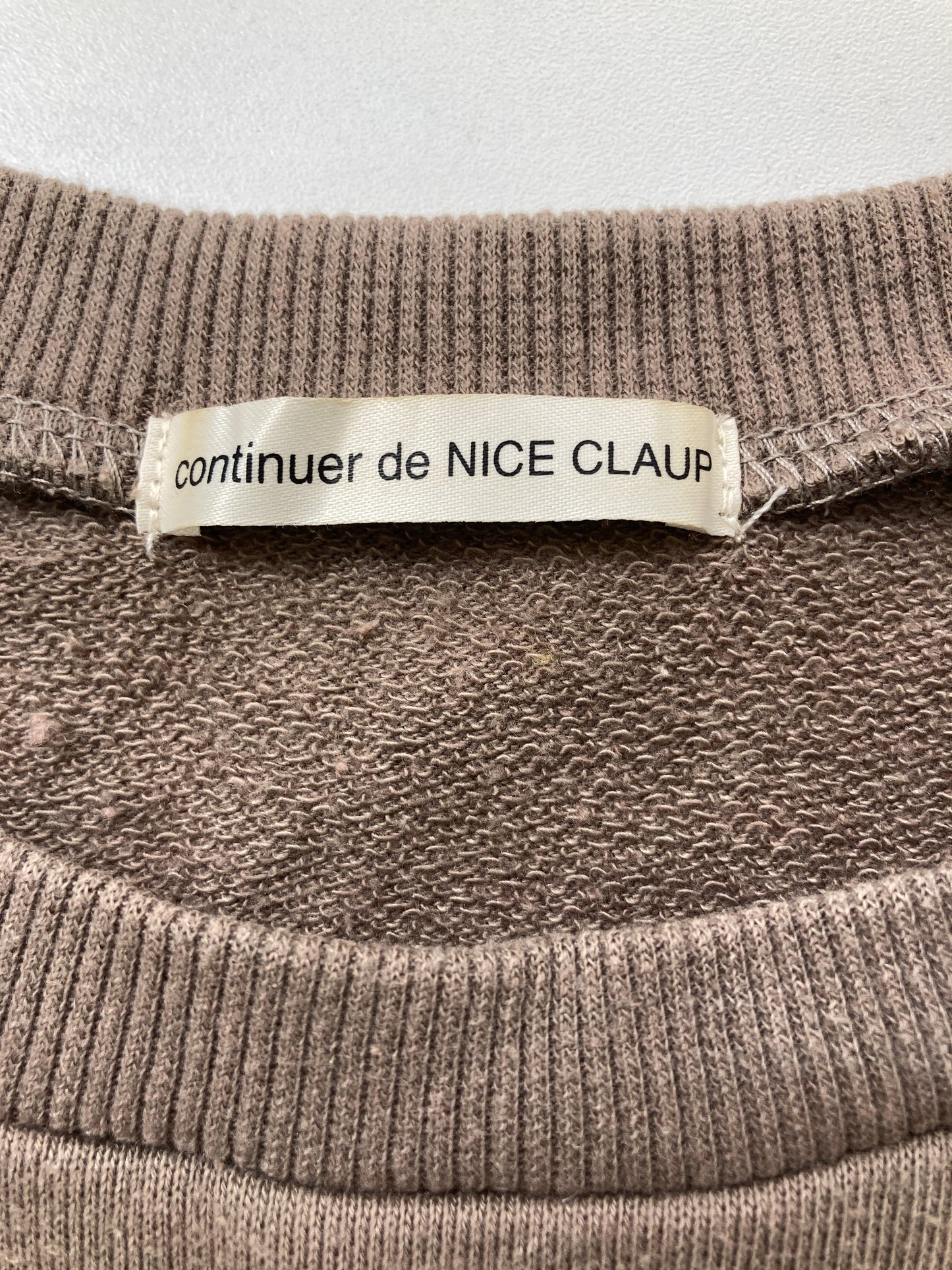 NICE CLAUP/ナイスクラップ/スウェット/トップス/ブラウン