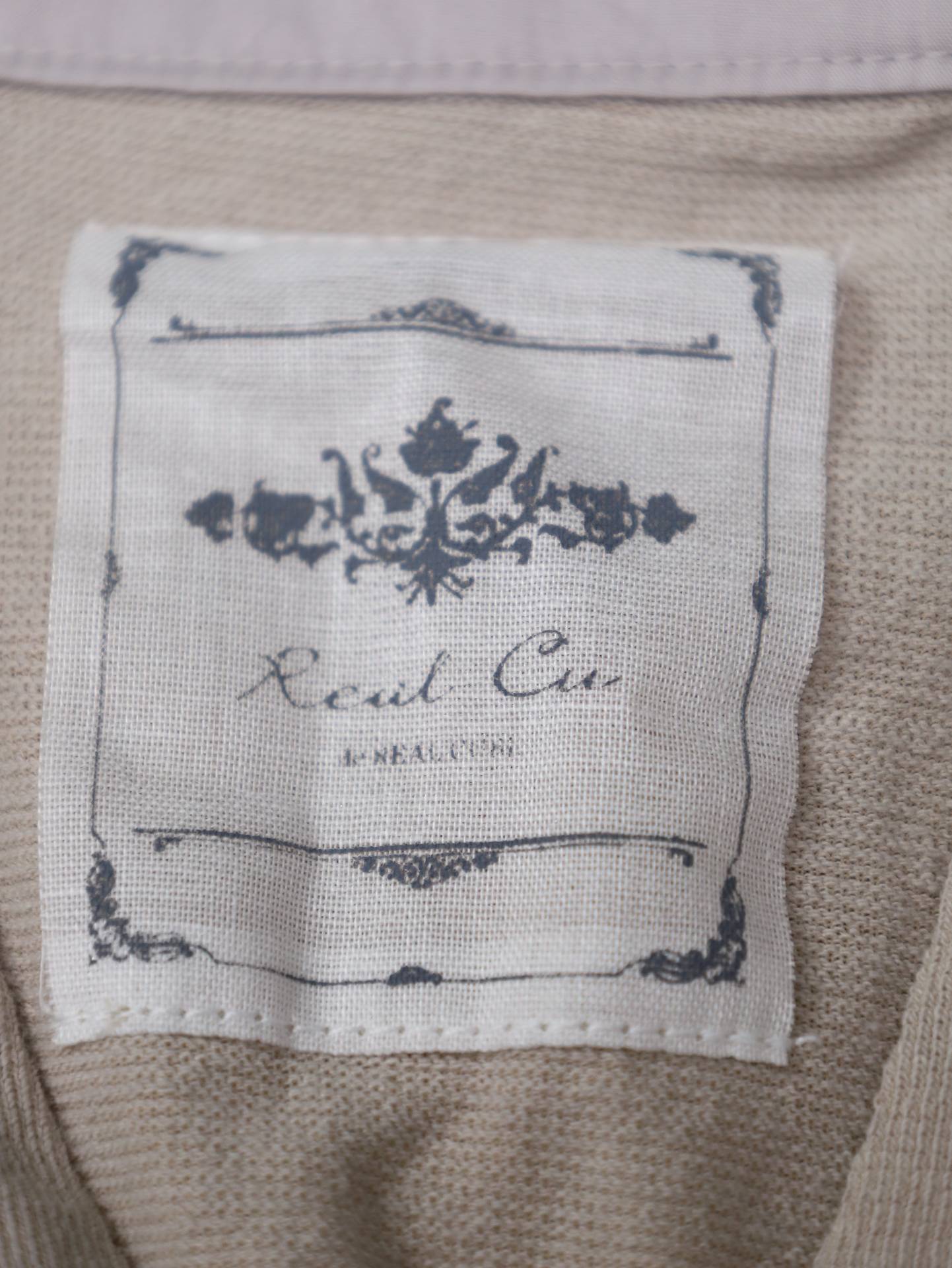 Real Cu/シャツ/ブラウス/トップス/グレー/M