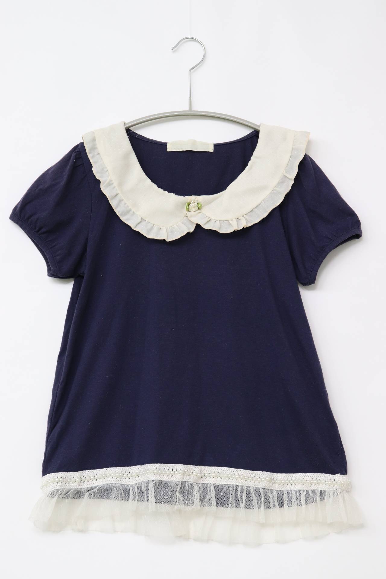 Tシャツ/カットソー/トップス/ネイビー/F