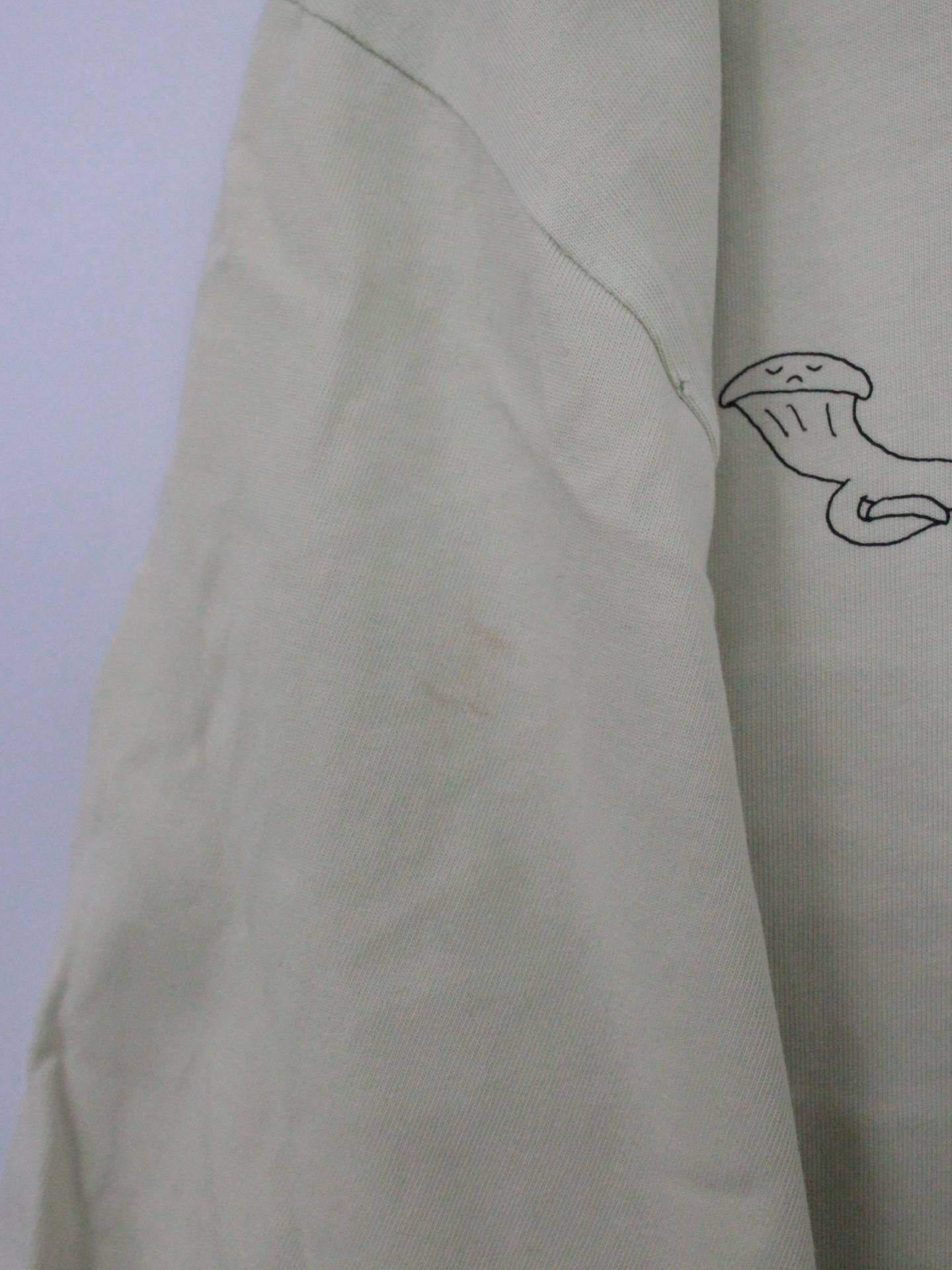WAIT & SLEEP/Tシャツ/カットソー/トップス/アイボリー/L