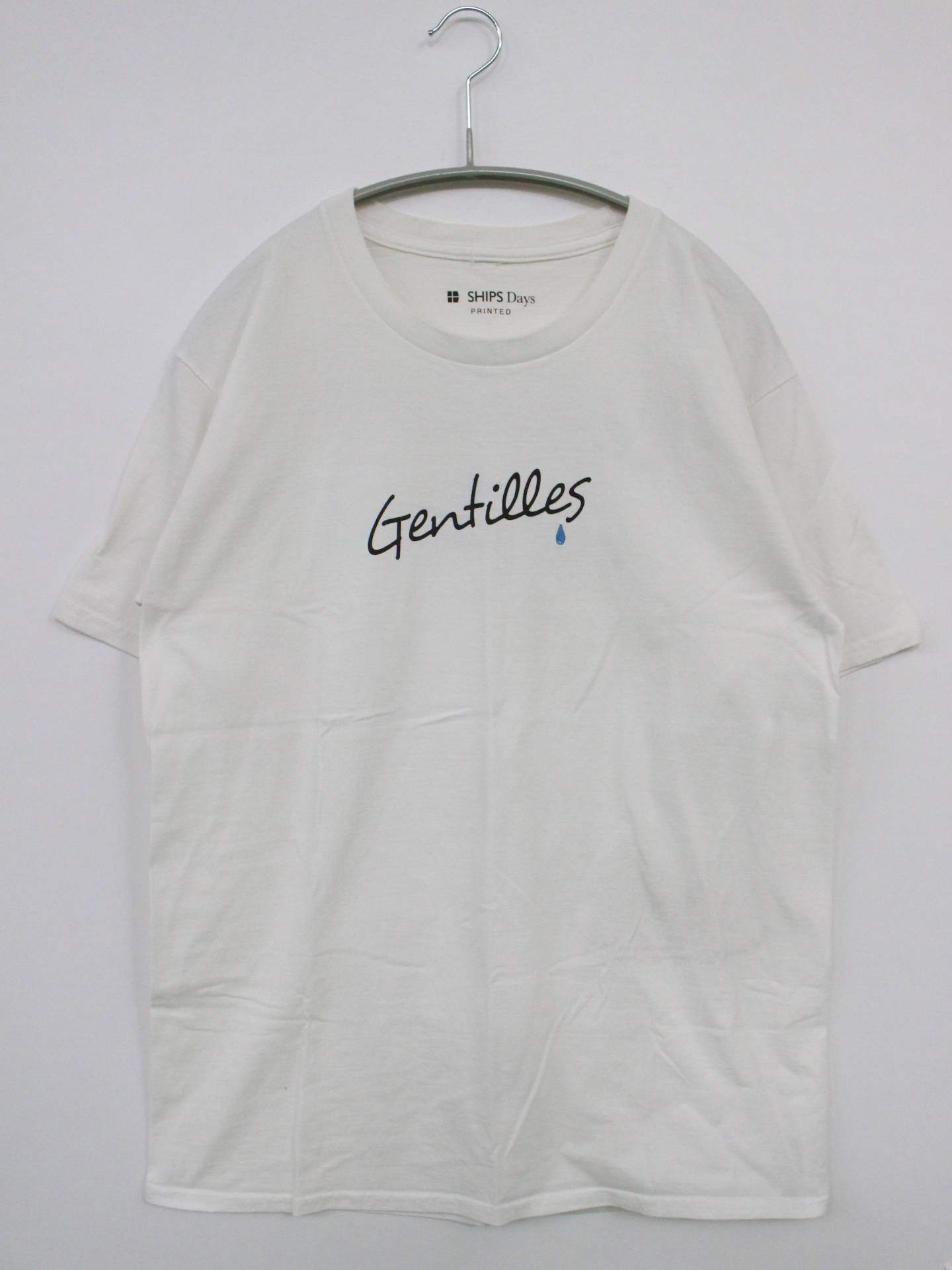 SHIPS/シップス/Tシャツ/カットソー/トップス/ホワイト/S/M