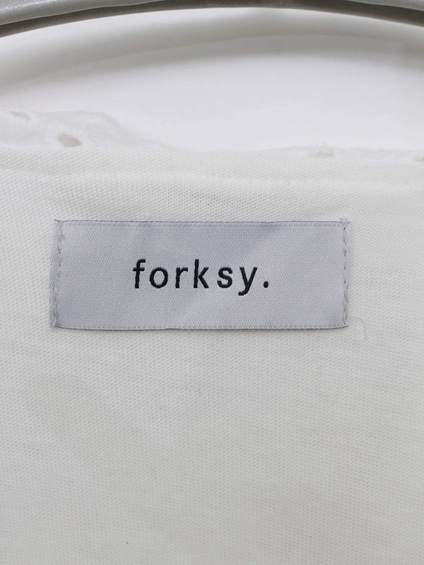 forksy./Tシャツ/カットソー/トップス/ホワイト/F