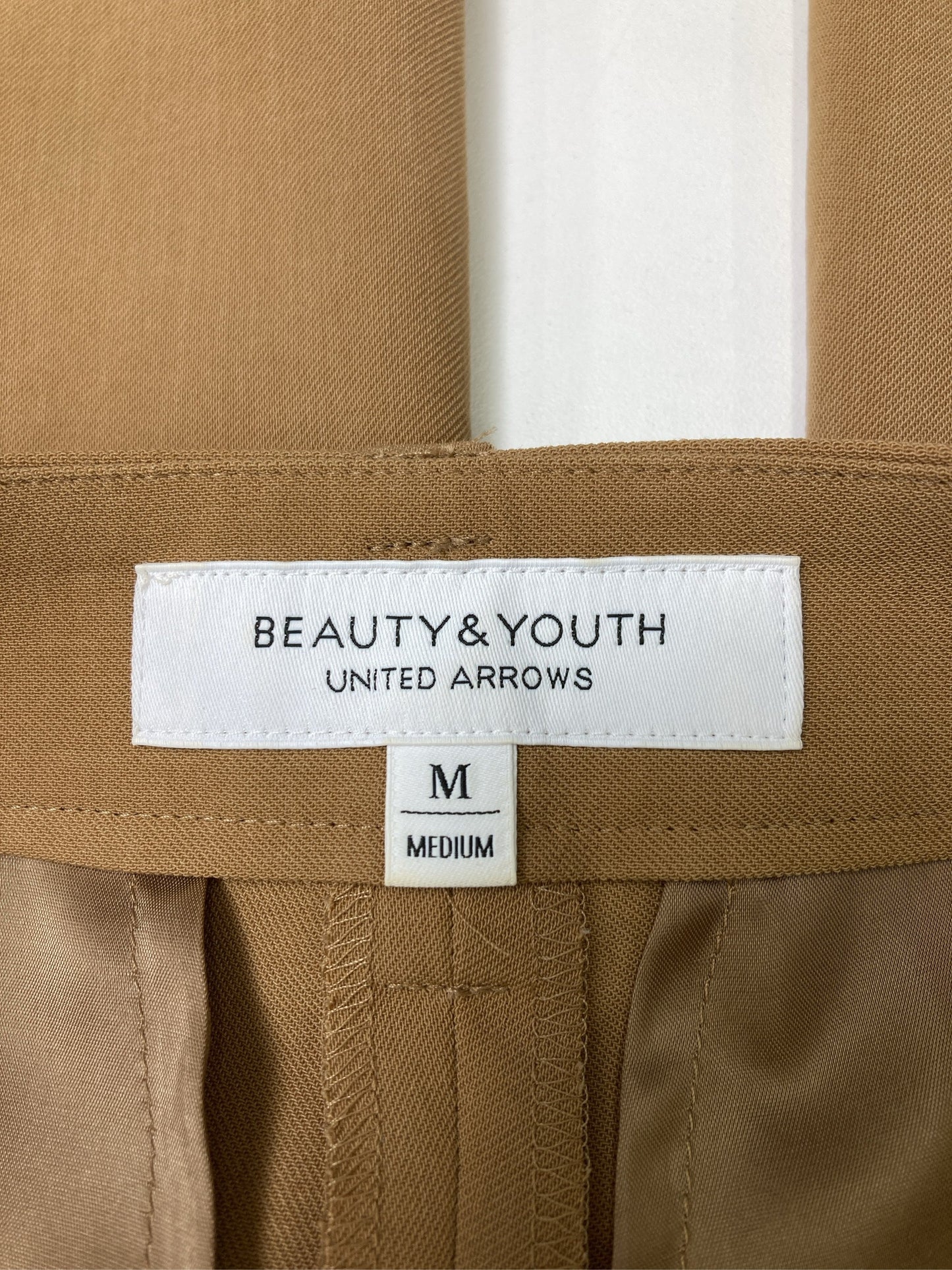 BEAUTY&YOUTH/ビューティーアンドユース/スラックス/パンツ/ブラウン/M