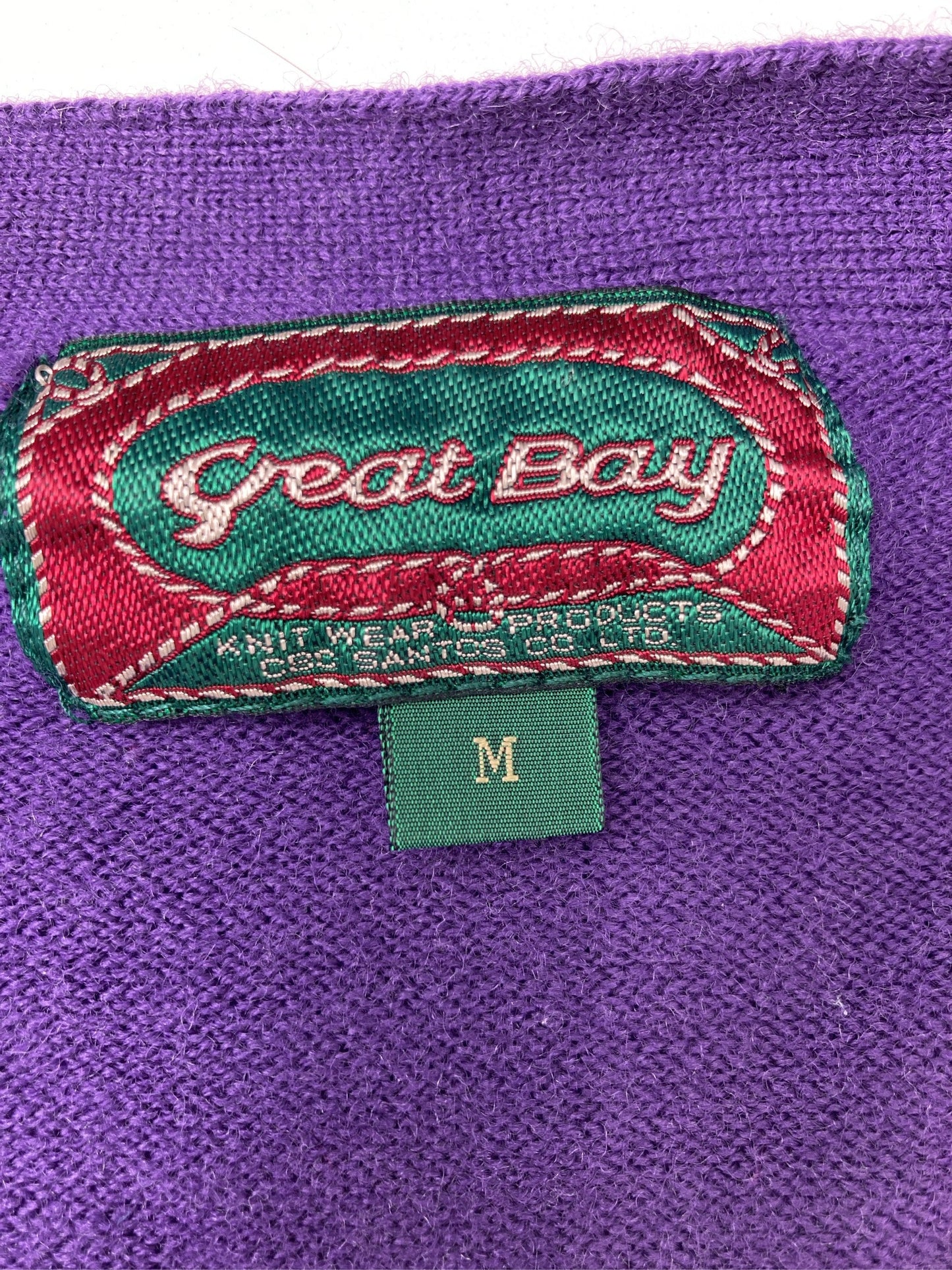 geat bay/カーディガン/ボレロ/トップス/パープル/M