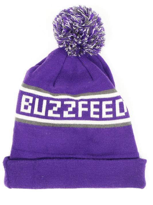 ニットキャップ/ビーニー/帽子/パープル