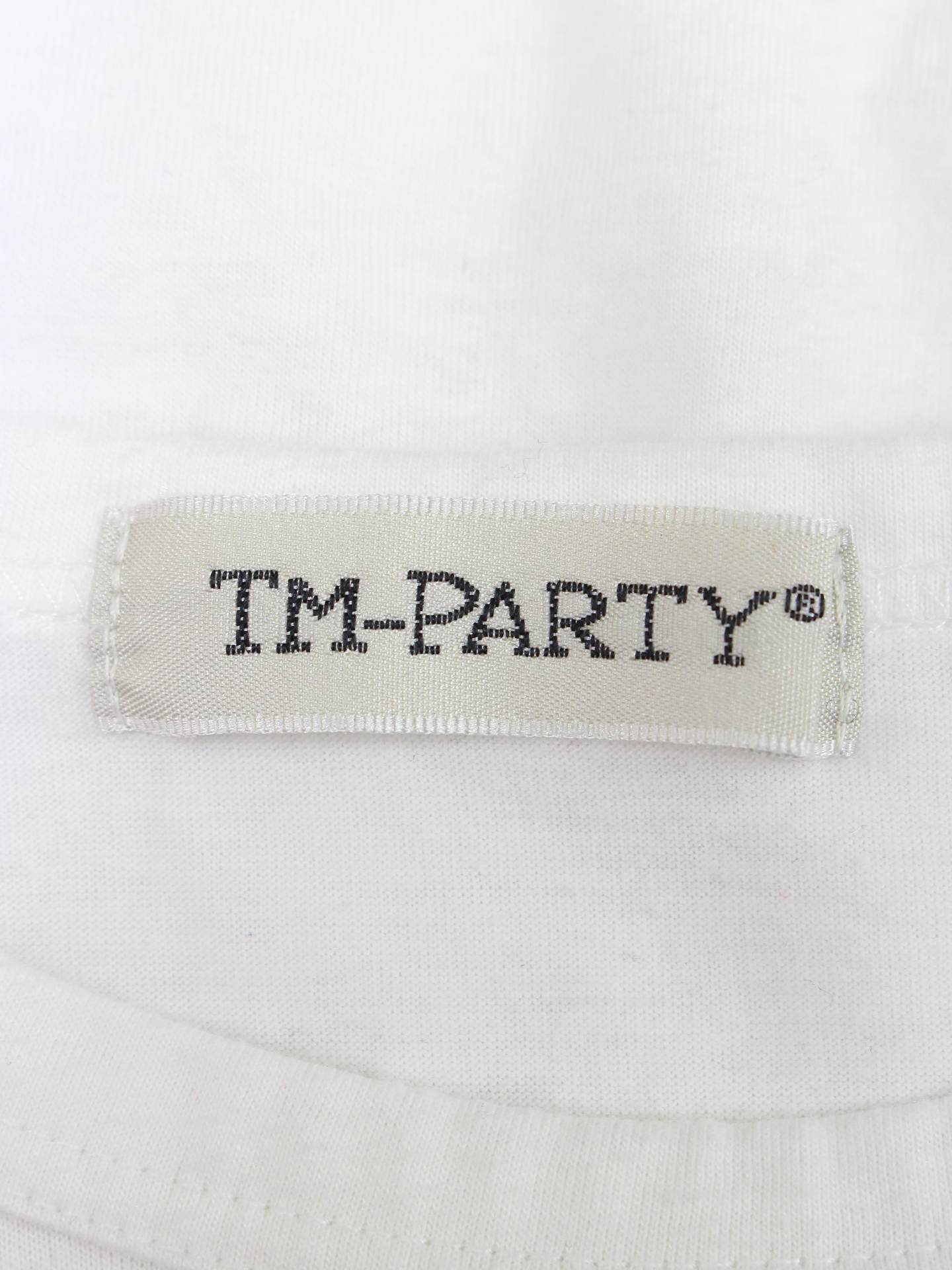 TM-PARTY/Tシャツ/カットソー/トップス/ホワイト/M