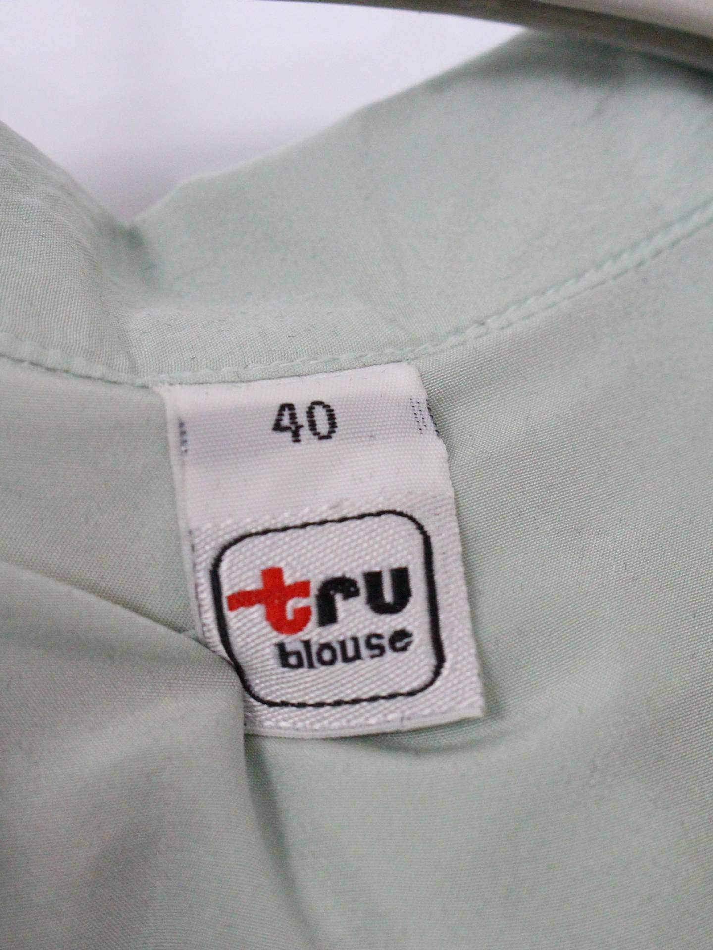 tru blouse/シャツ/ブラウス/トップス/ライトグリーン/40