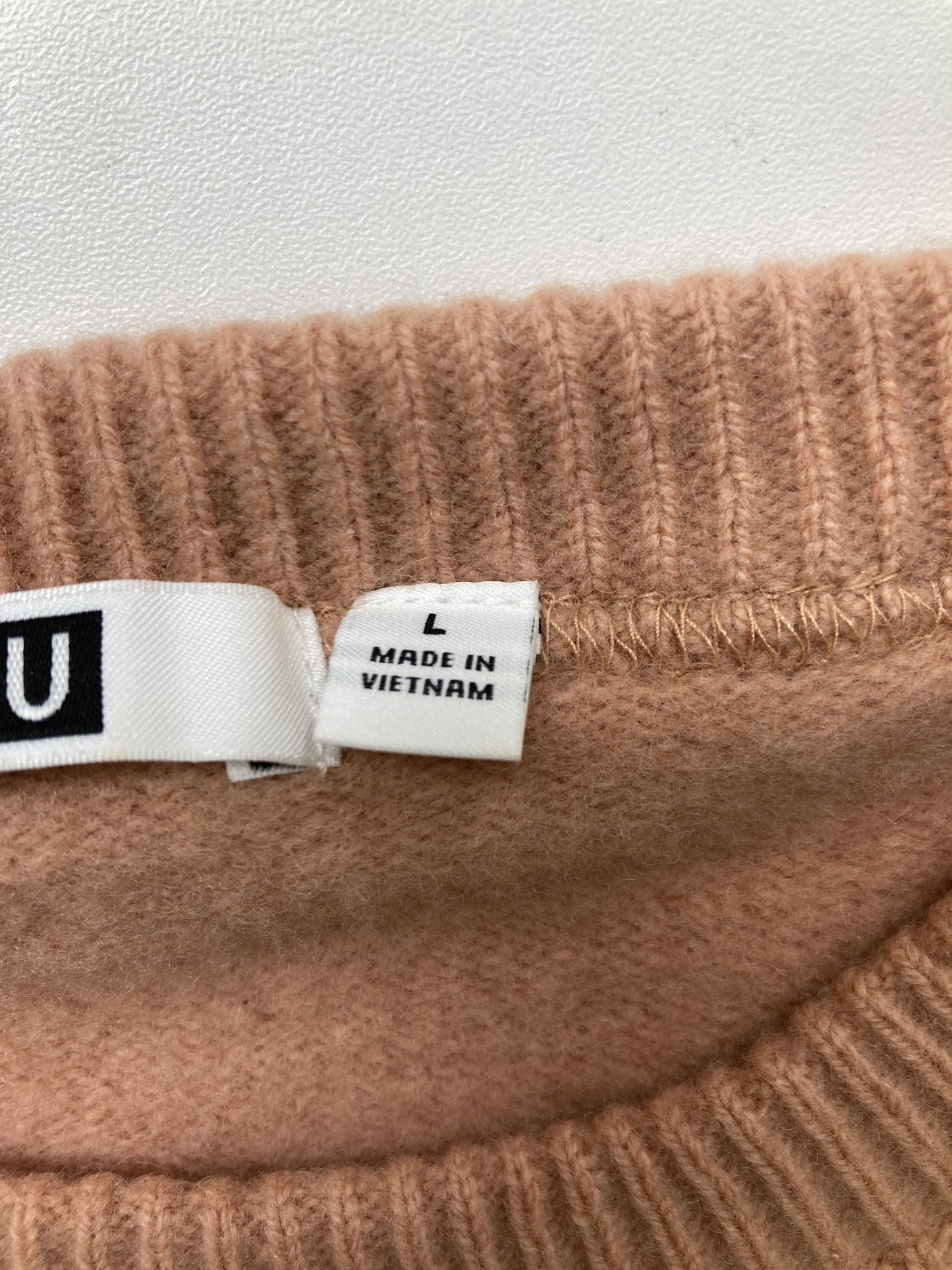 UNIQLO/ユニクロ/ニット/セーター/トップス/ベージュ/L